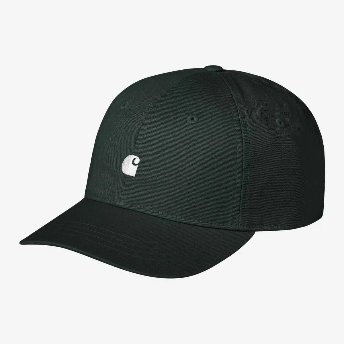 Carhartt WIP Madison Logo Cap - Dark Scarab / White
