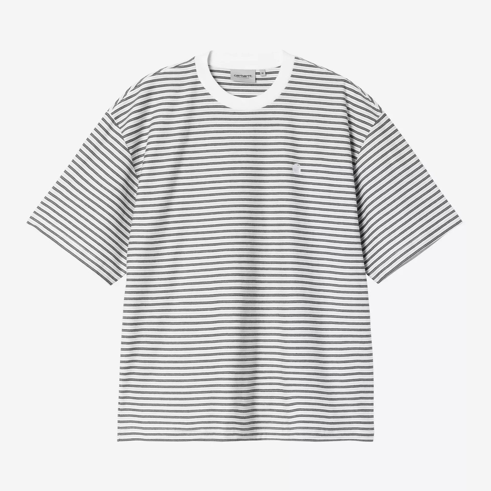 Carhartt WIP Dupree T-Shirt - Dupree Stripe / White