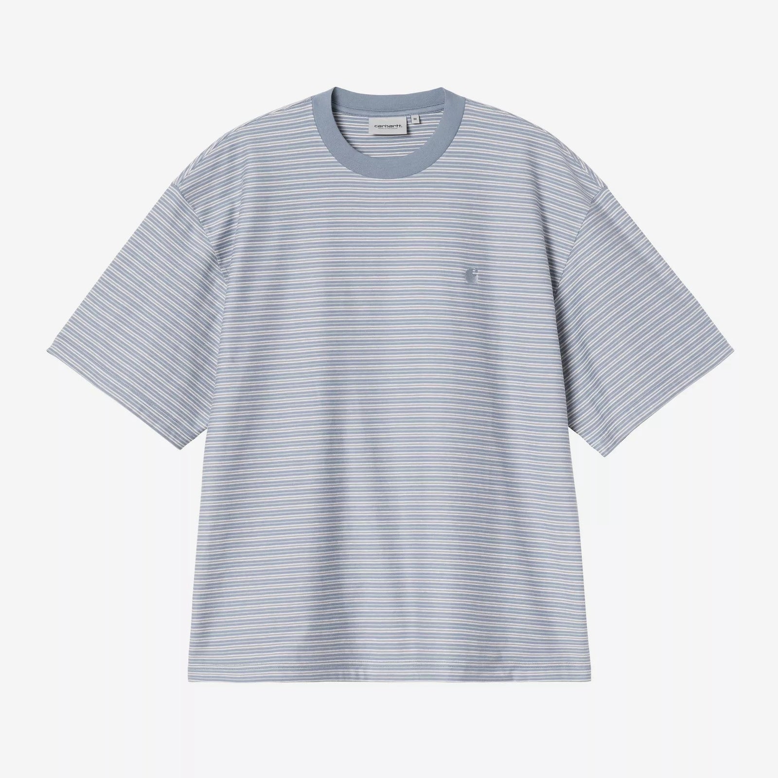Carhartt WIP Dupree T-Shirt - Shady Blue Stripe
