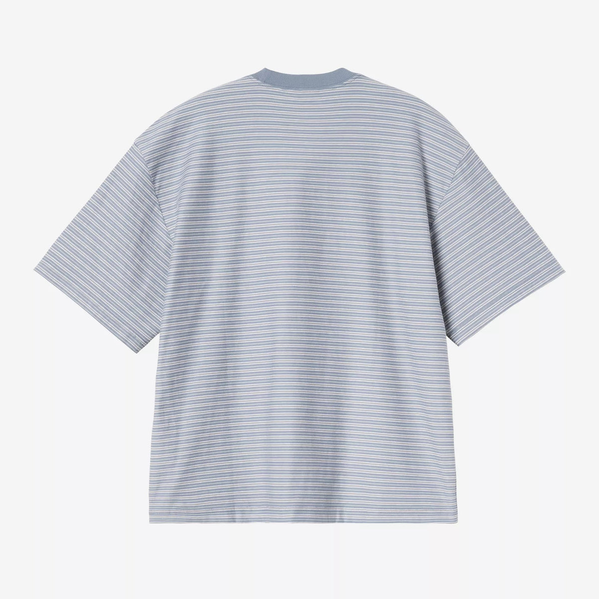 Carhartt WIP Dupree T-Shirt - Shady Blue Stripe