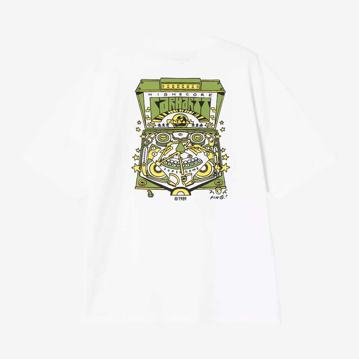 Carhartt WIP Pinball T-Shirt - White