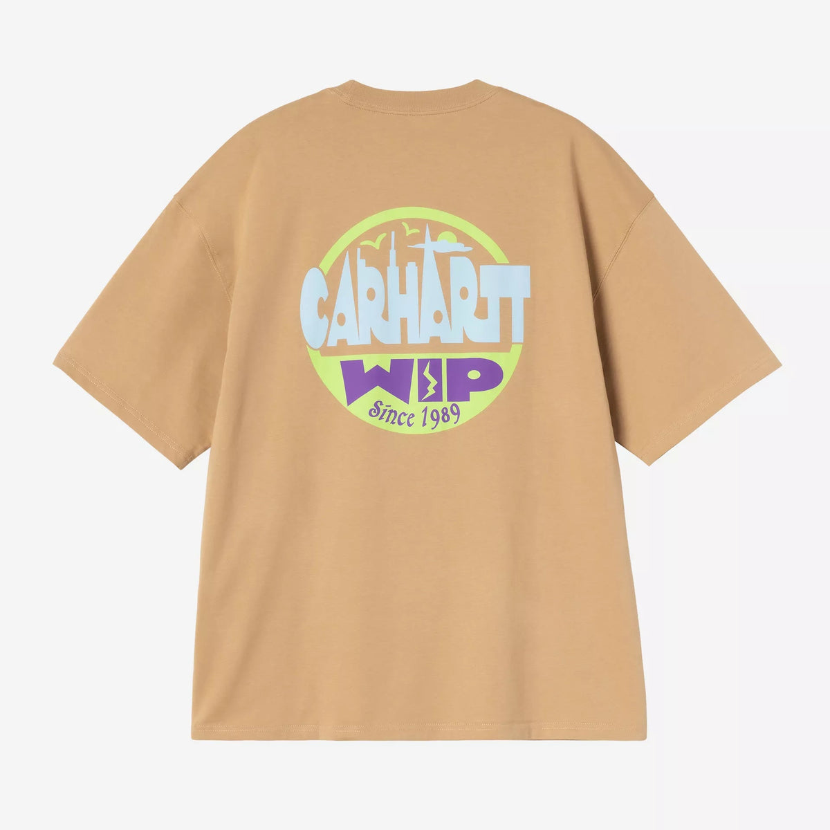 Carhartt WIP Luggage Label T-Shirt - Dusty H Brown