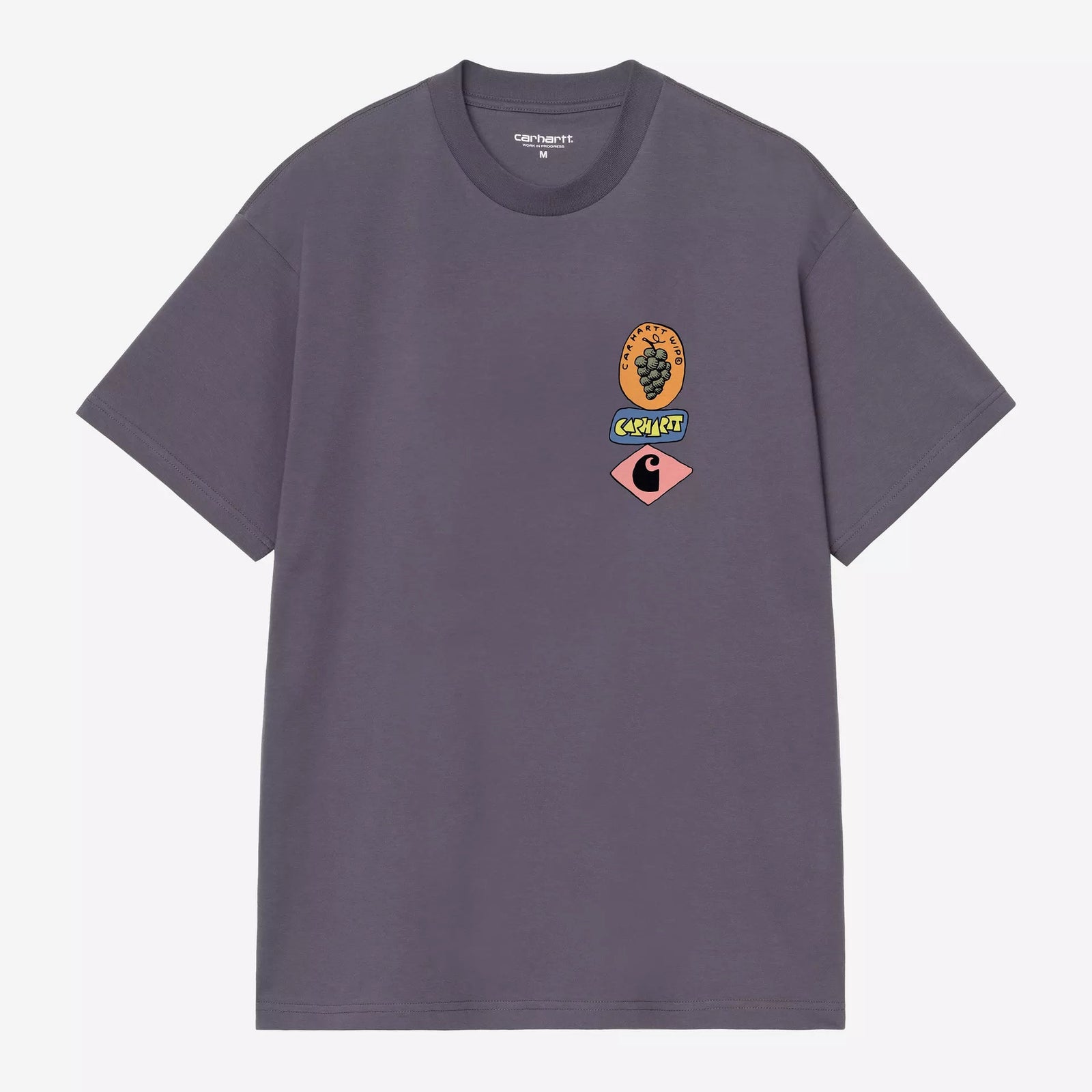 Carhartt WIP Stacked Grapes T-Shirt - Shady Purple