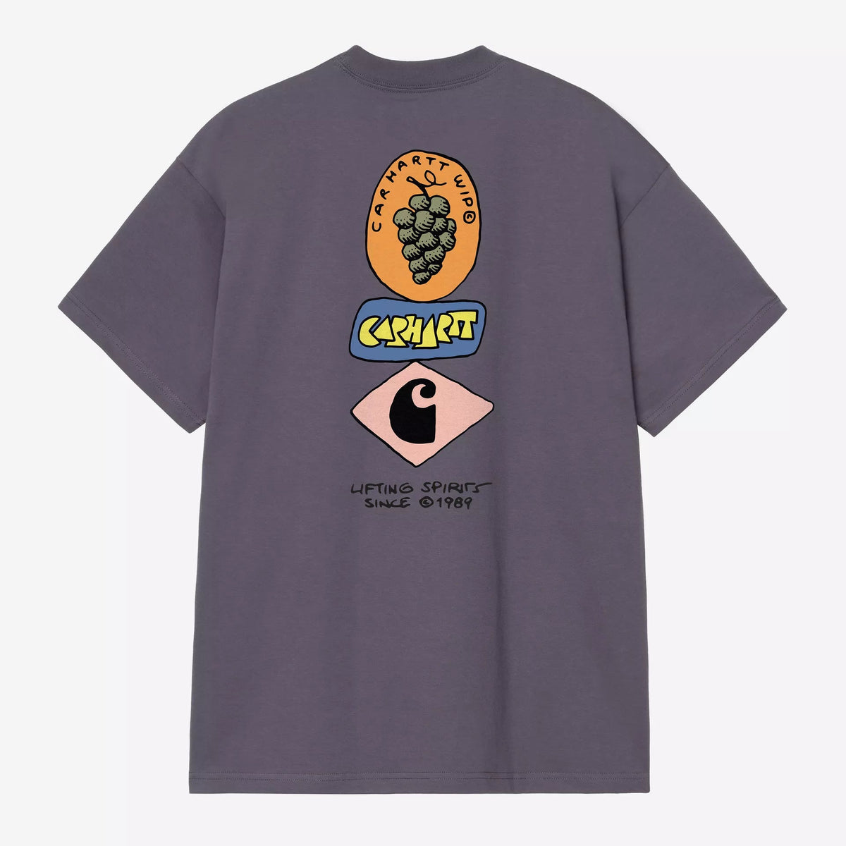 Carhartt WIP Stacked Grapes T-Shirt - Shady Purple