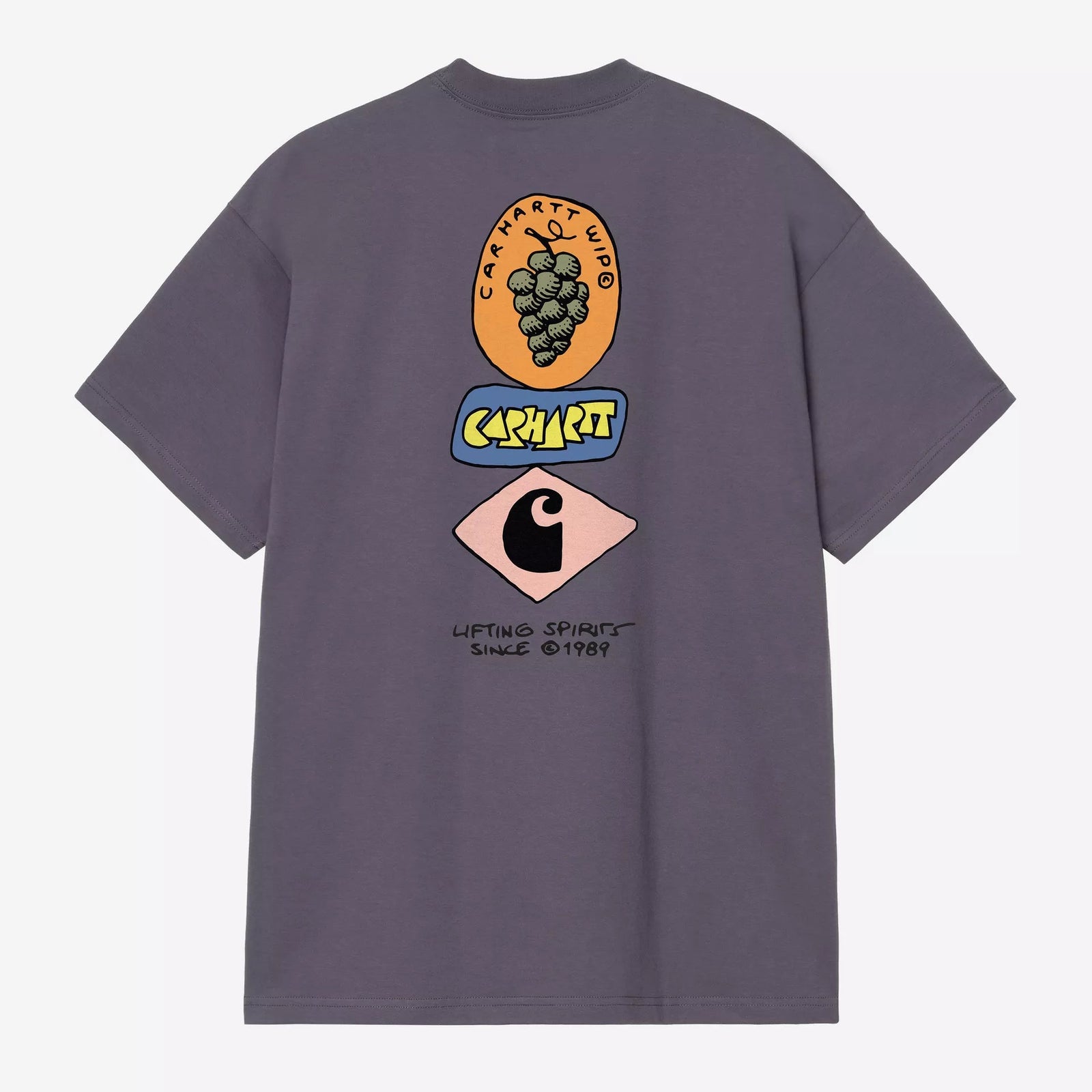 Carhartt WIP Stacked Grapes T-Shirt - Shady Purple