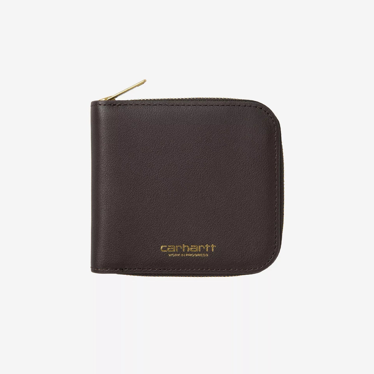 Carhartt WIP Leather Wallet - Tobacco / Gold
