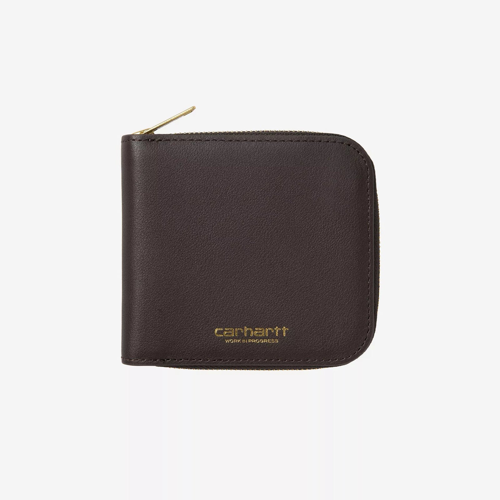 Carhartt WIP Leather Wallet - Tobacco / Gold