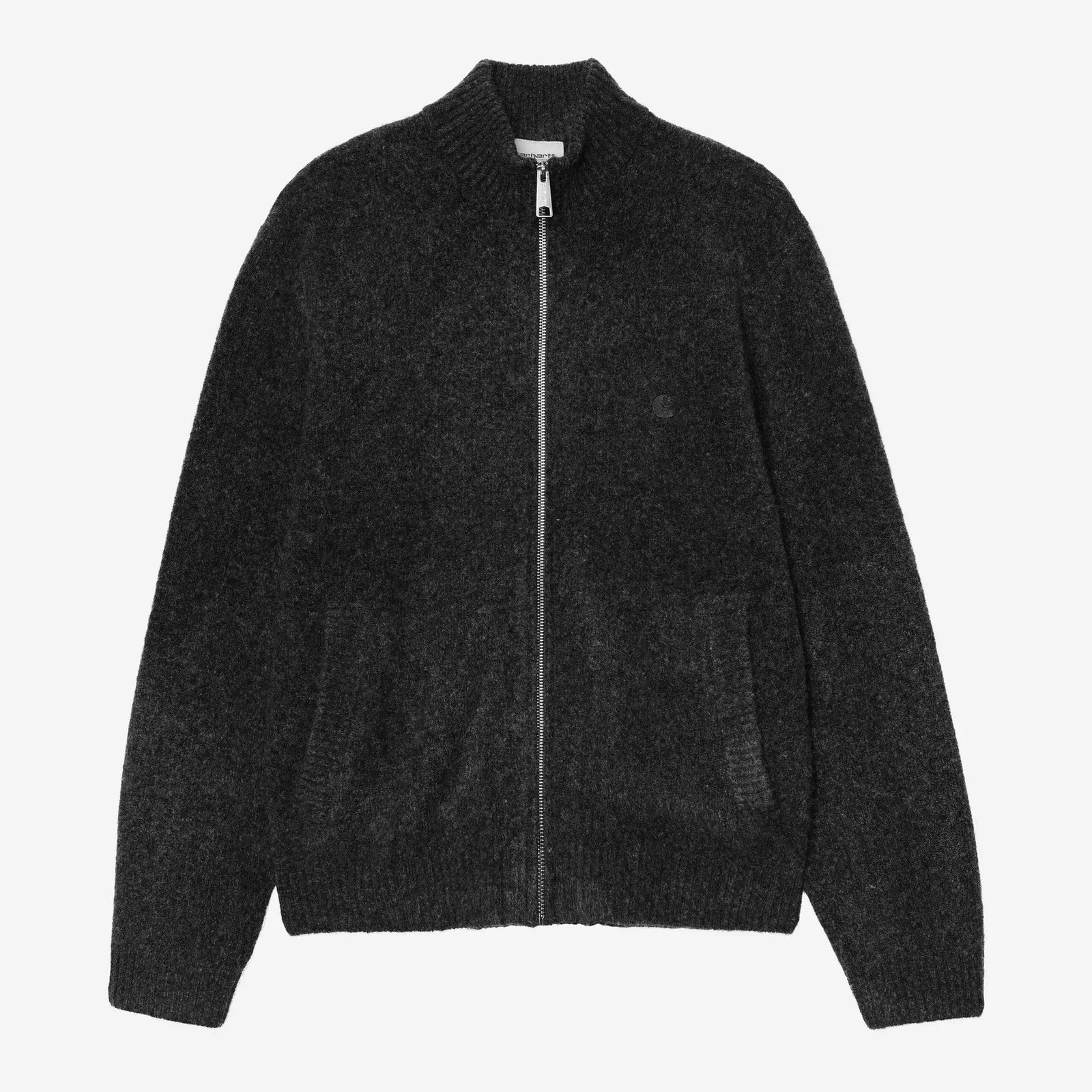 Carhartt WIP Curtis Sweater Jacket - Tangled Black
