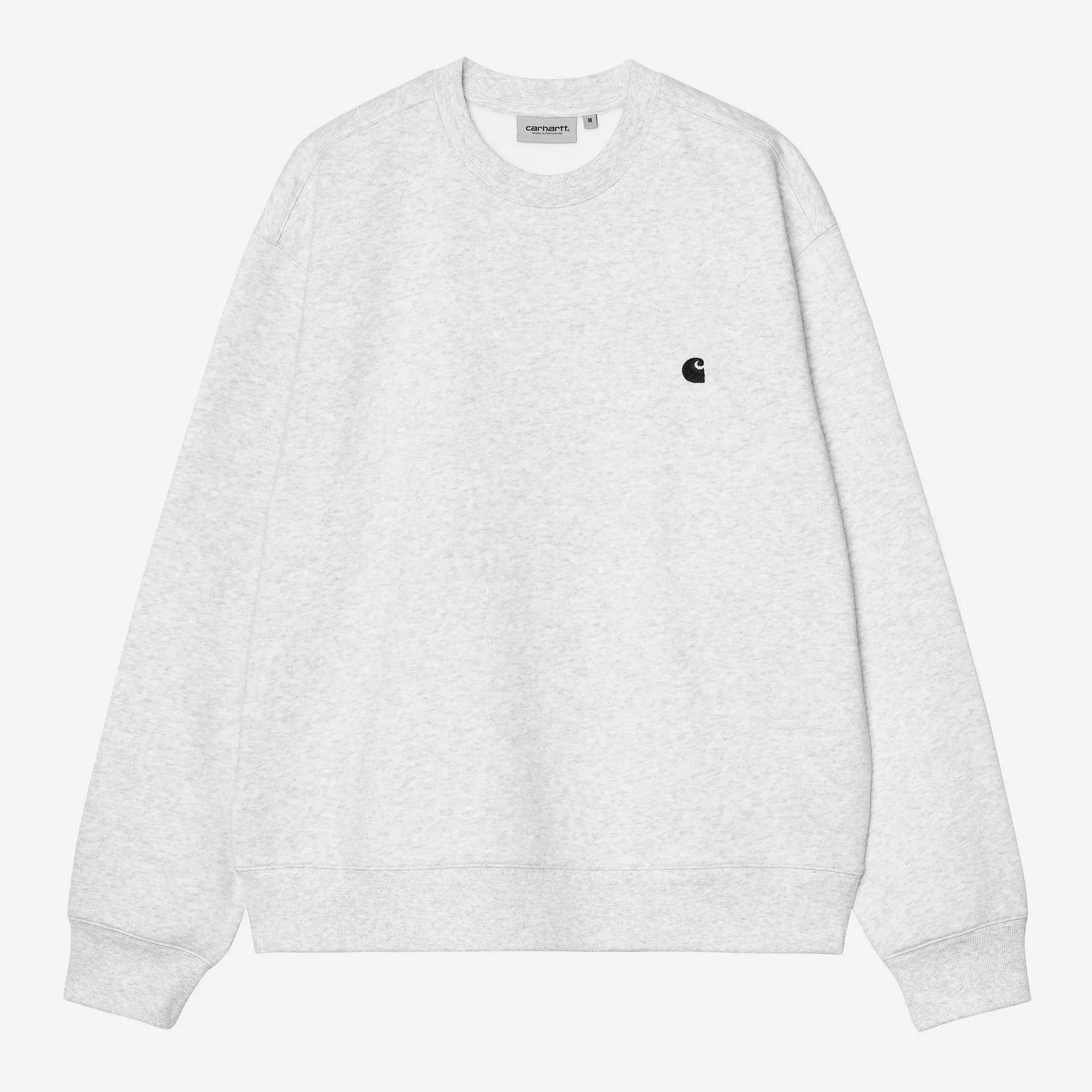 Carhartt WIP Mack Sweat - Ash Heather / Black