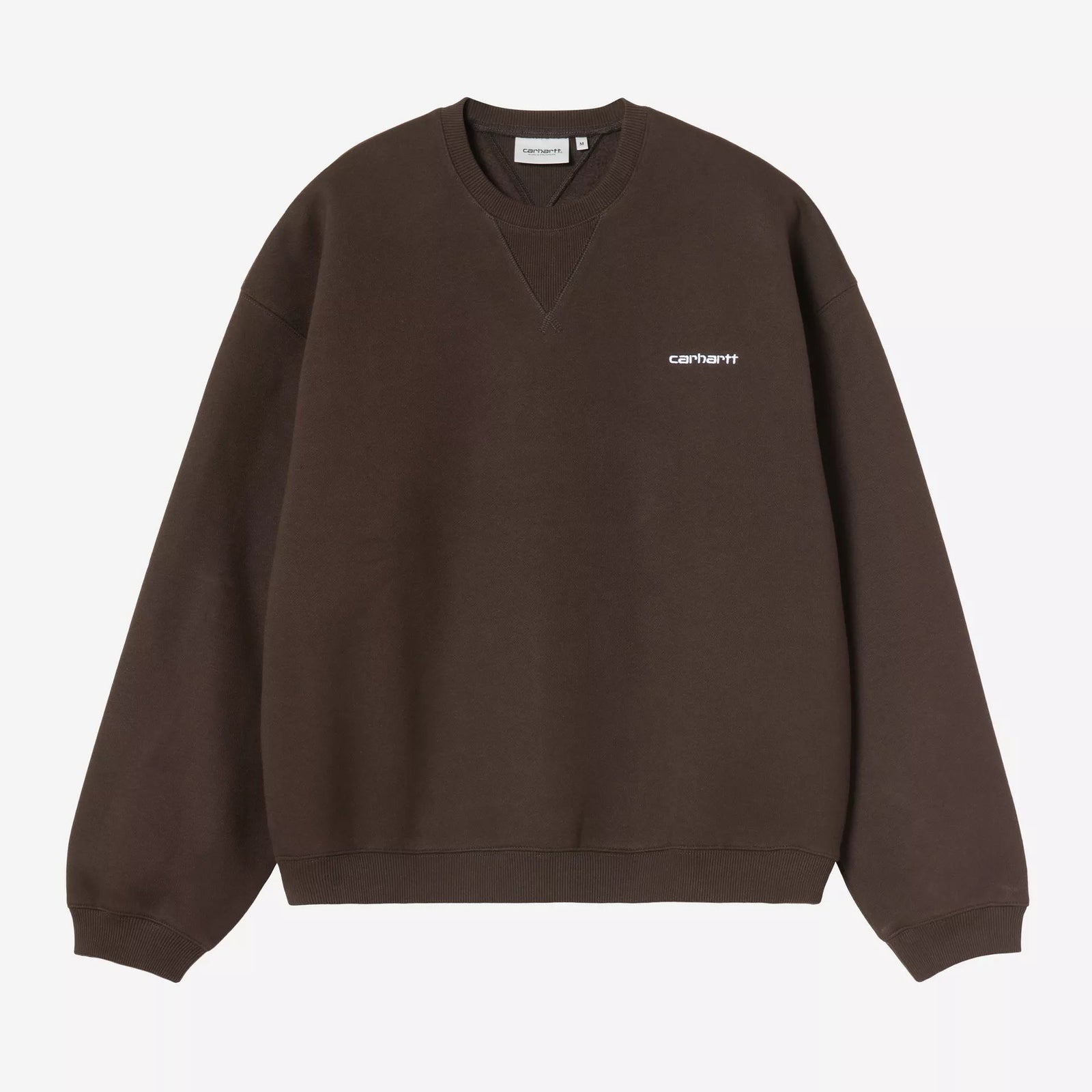 Carhartt WIP Ebbert Sweat - Tobacco / White