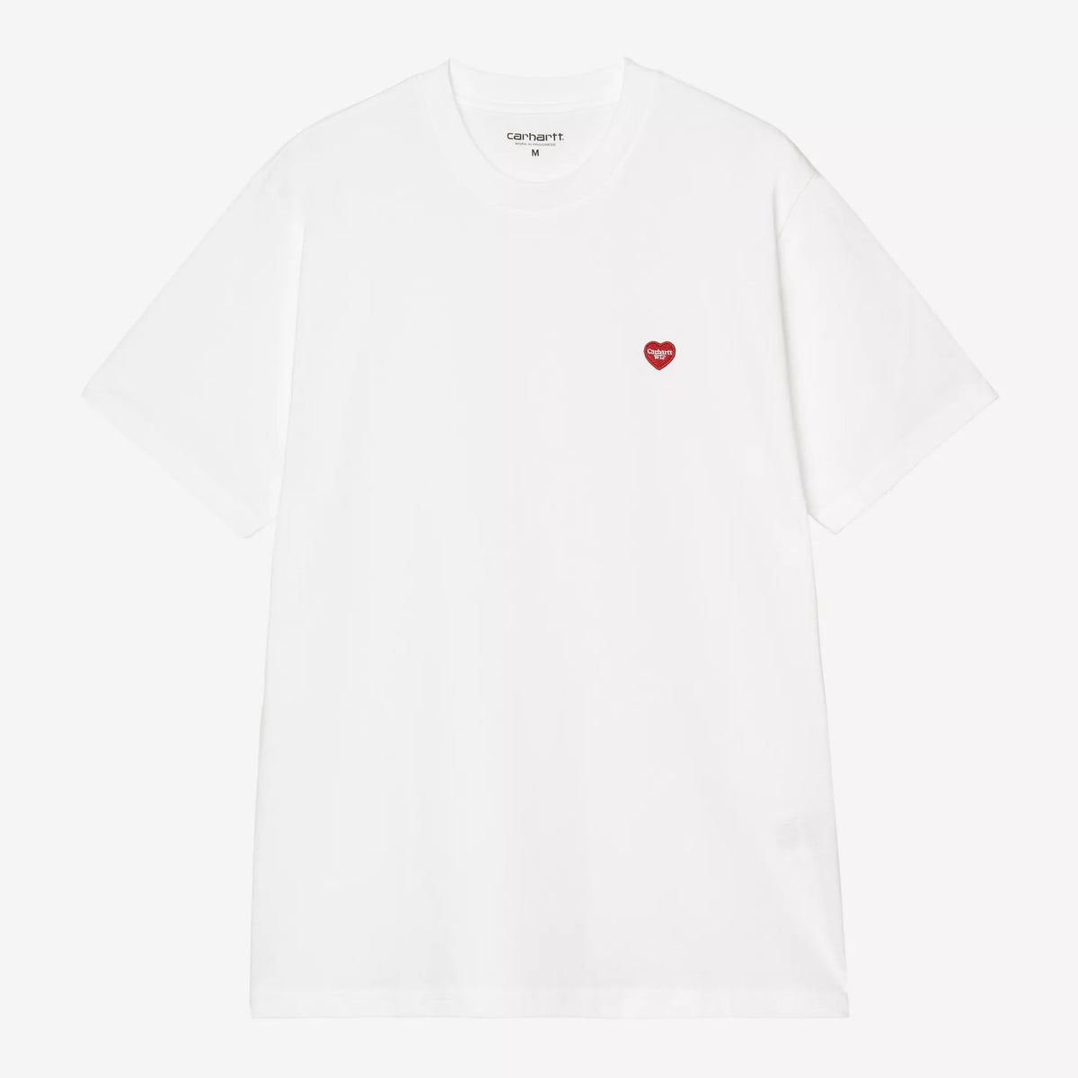 Carhartt WIP Small Heart T-Shirt - White / Red