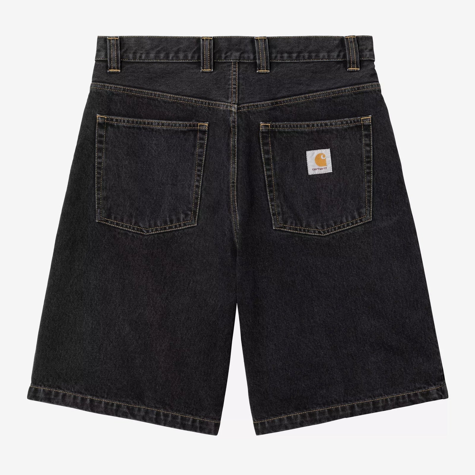Carhartt WIP Brandon Short - Black Stone Washed