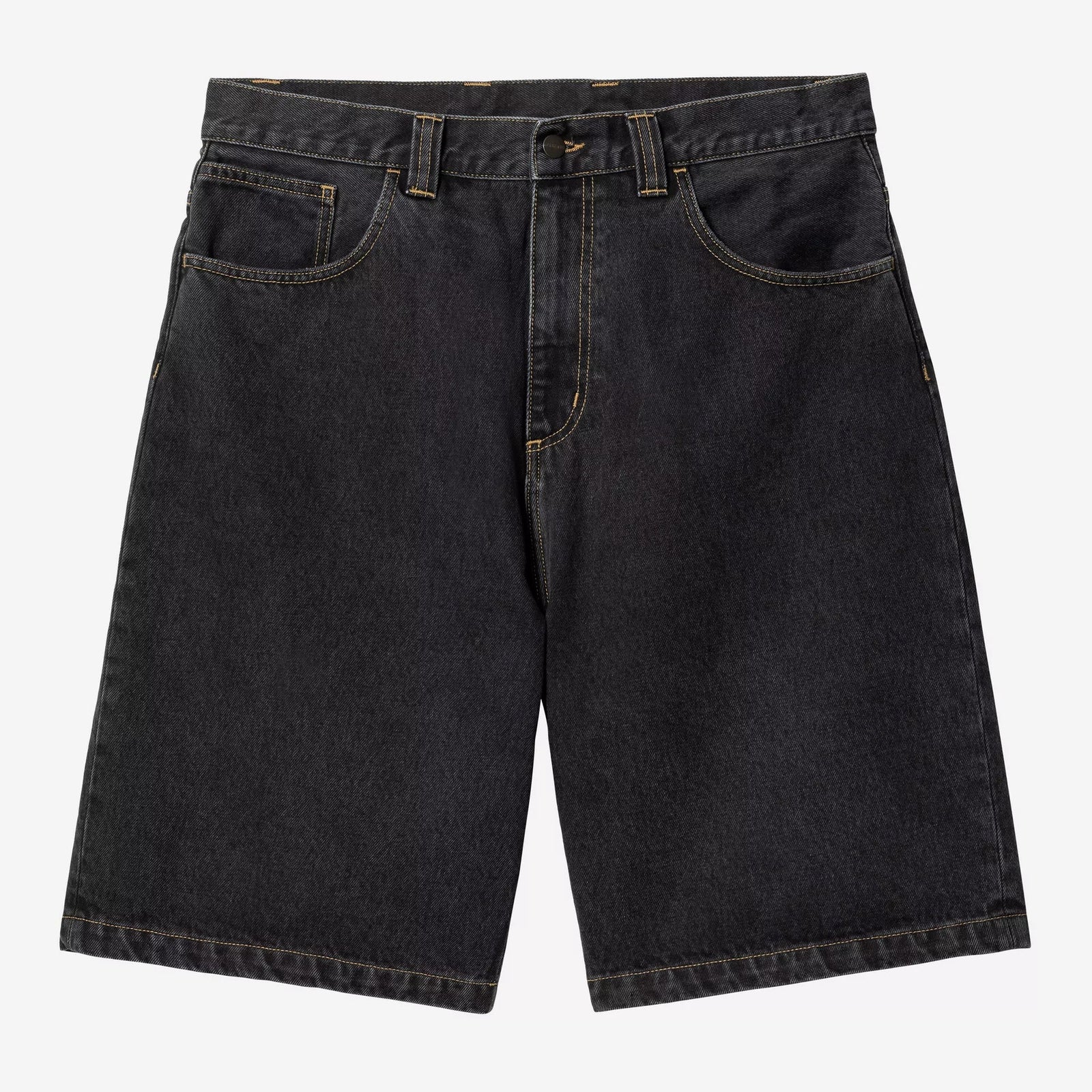 Carhartt WIP Brandon Short - Black Stone Washed