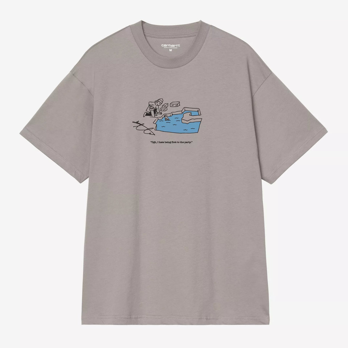 Carhartt WIP Ice Fishing T-Shirt - Shady Grey
