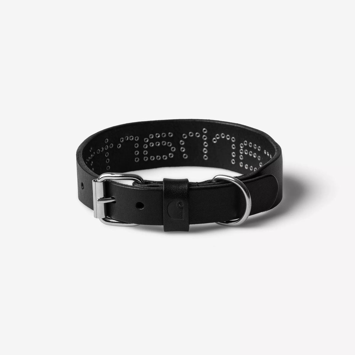 Carhartt WIP SM Script Studs Dog Collar - Black