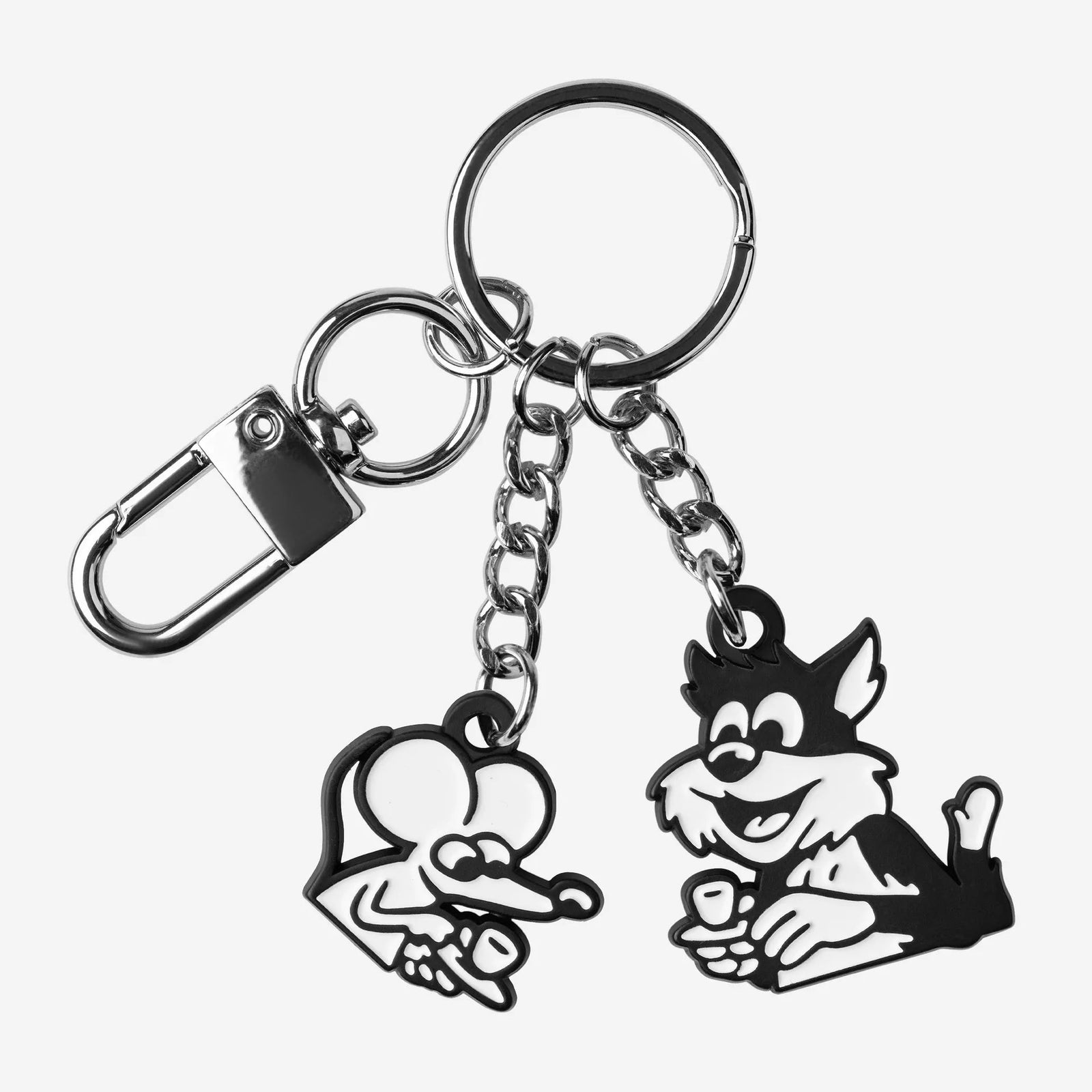 Carhartt WIP Coffee Break Keychain - Black / White