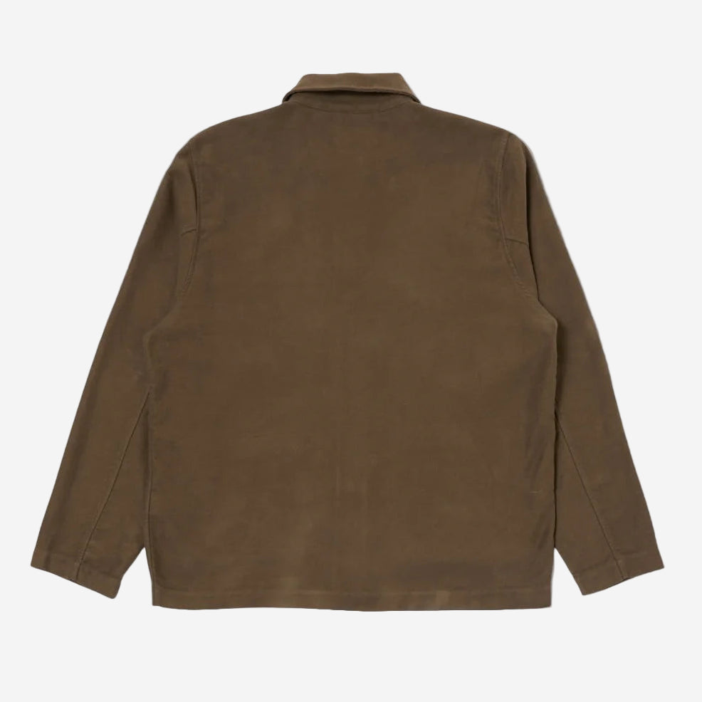 Universal Works Field Jacket - Khaki Moleskin