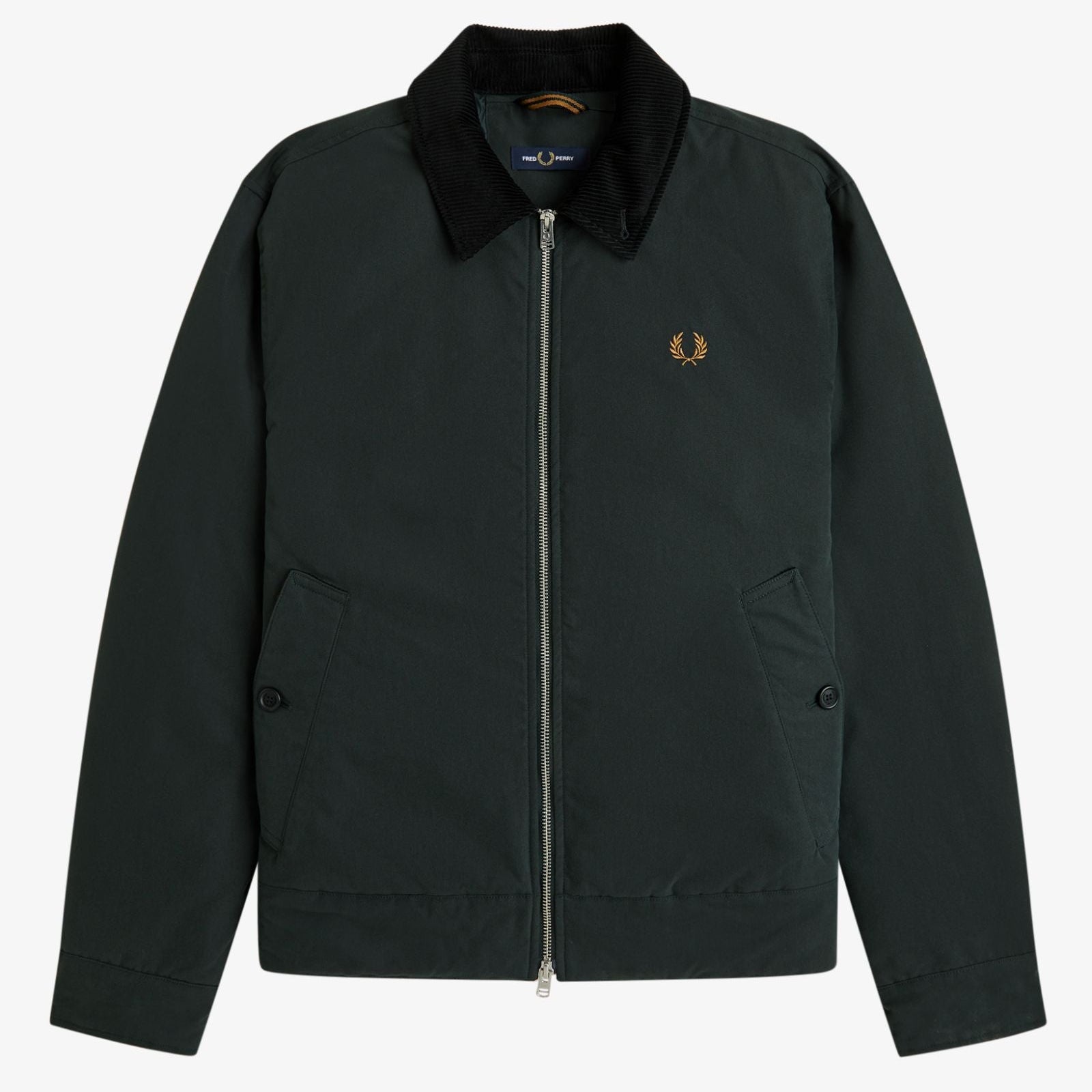 Fred Perry Caban Jacket - Night Green