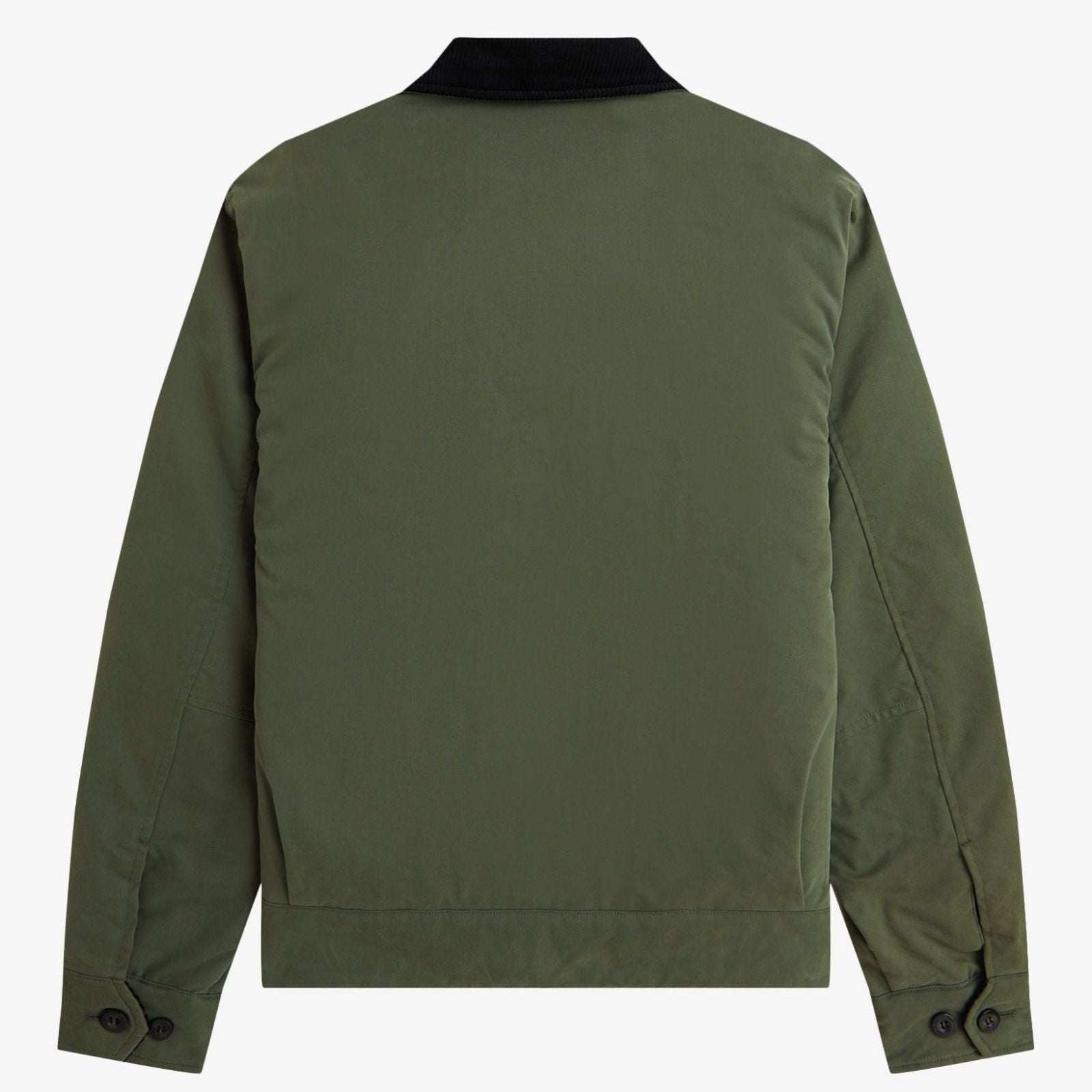 Fred Perry Cotton Caban Jacket - Laurel Green