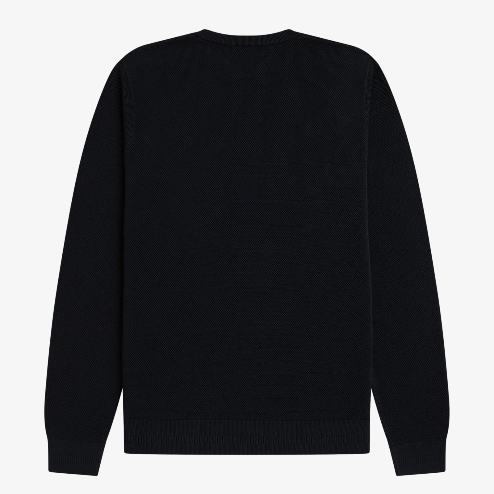 Fred Perry Pique Stitch Jumper - Navy