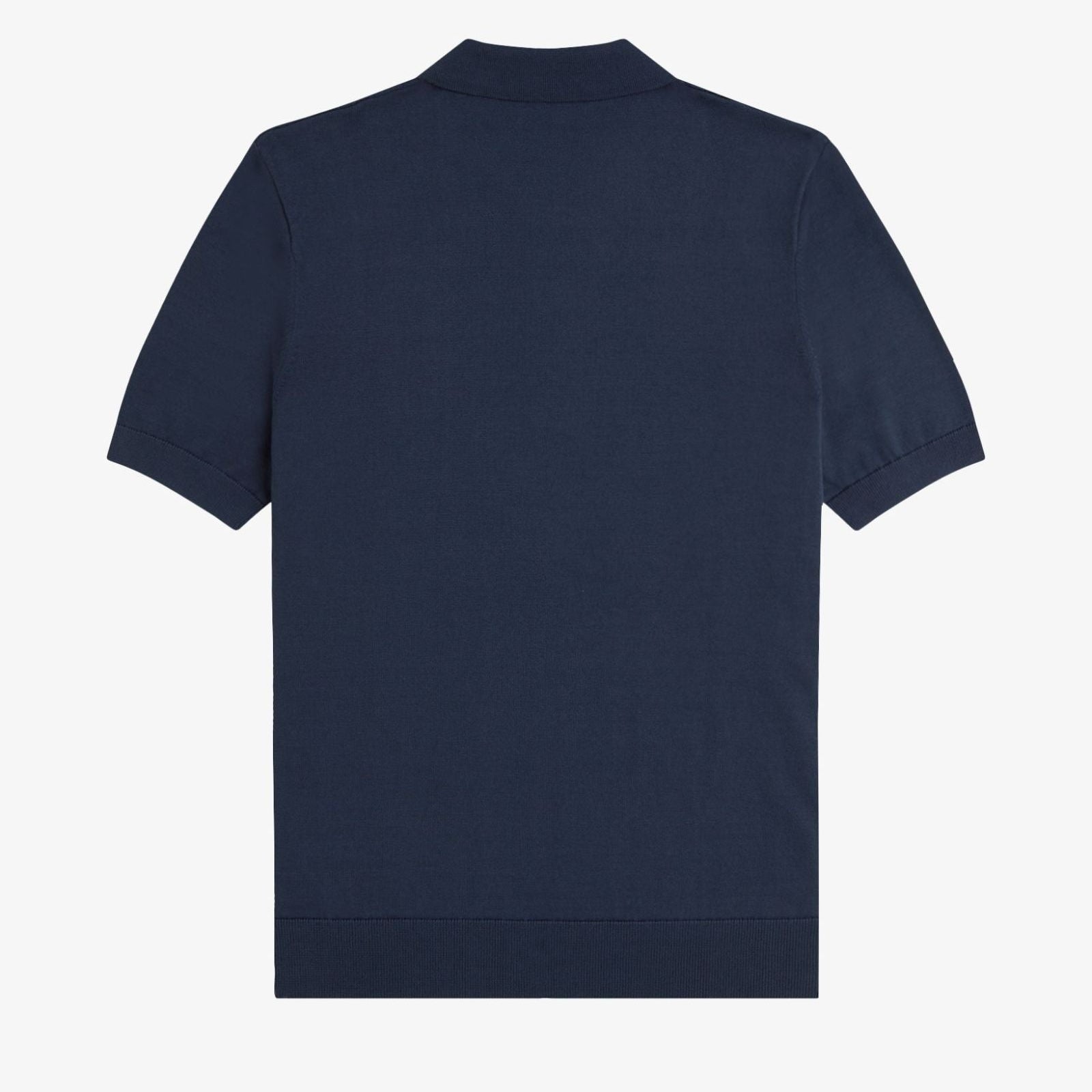 Fred Perry Textured Cable Knit Shirt - Dark Airforce