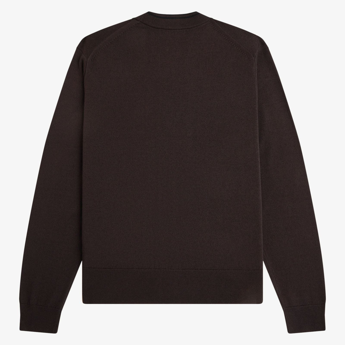 Fred Perry Classic Cardigan - Rich Brown