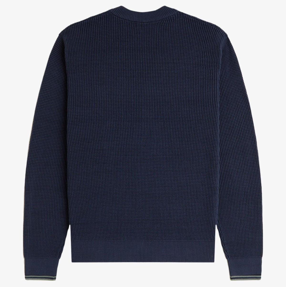 Fred Perry Waffle Stitch Jumper - Dark Airforce