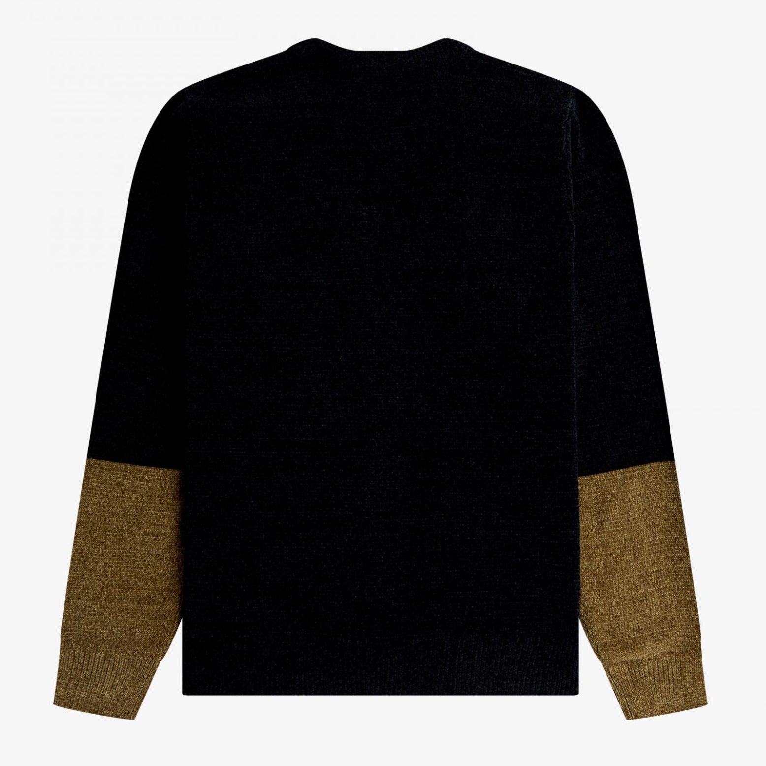 Fred Perry Colourblock Chenile Cardigan - Black