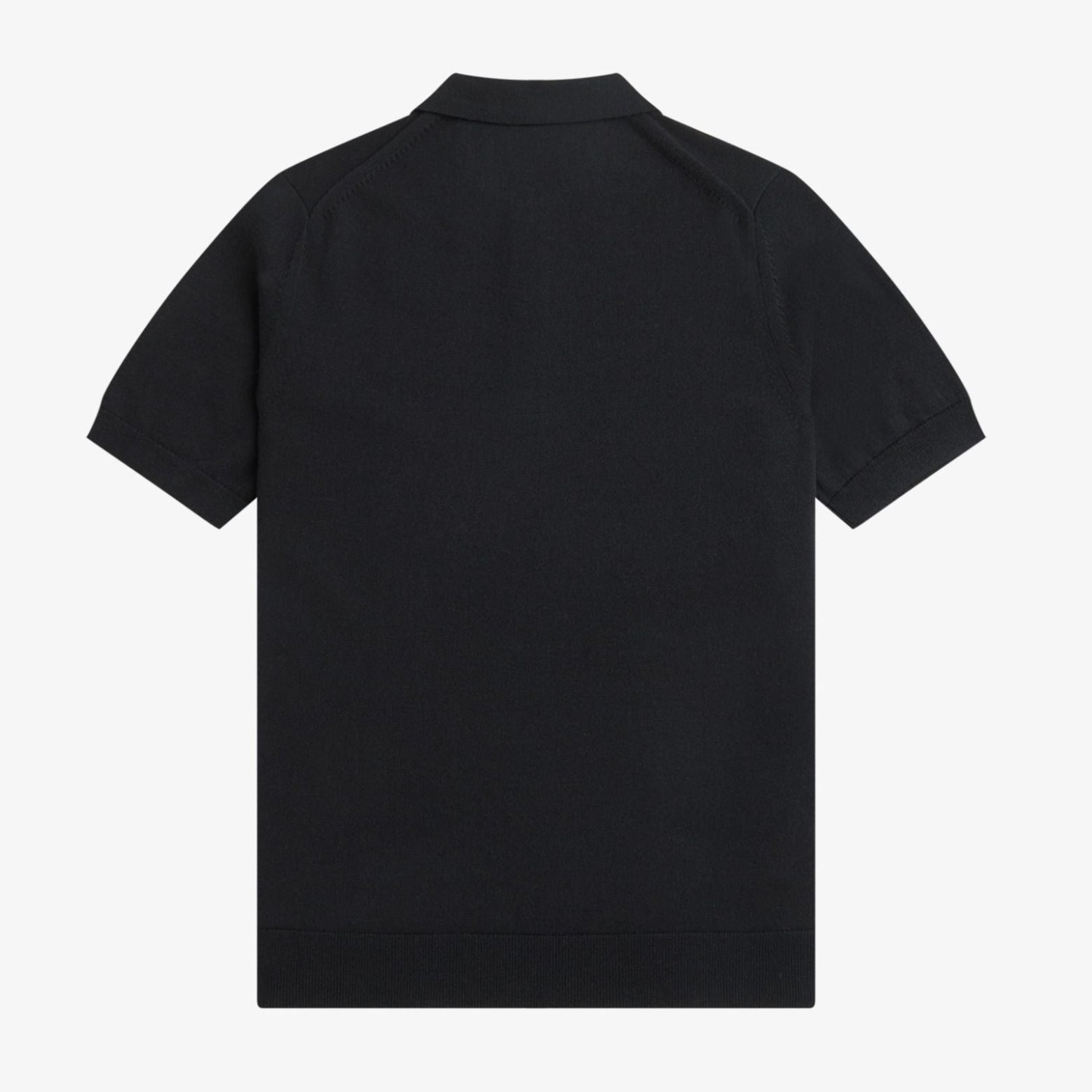 Fred Perry Classic Knitted Shirt - Black