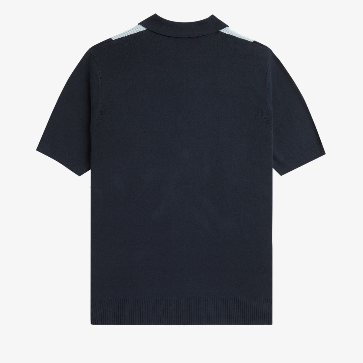 Fred Perry Textured Stripe Polo Shirt - Navy