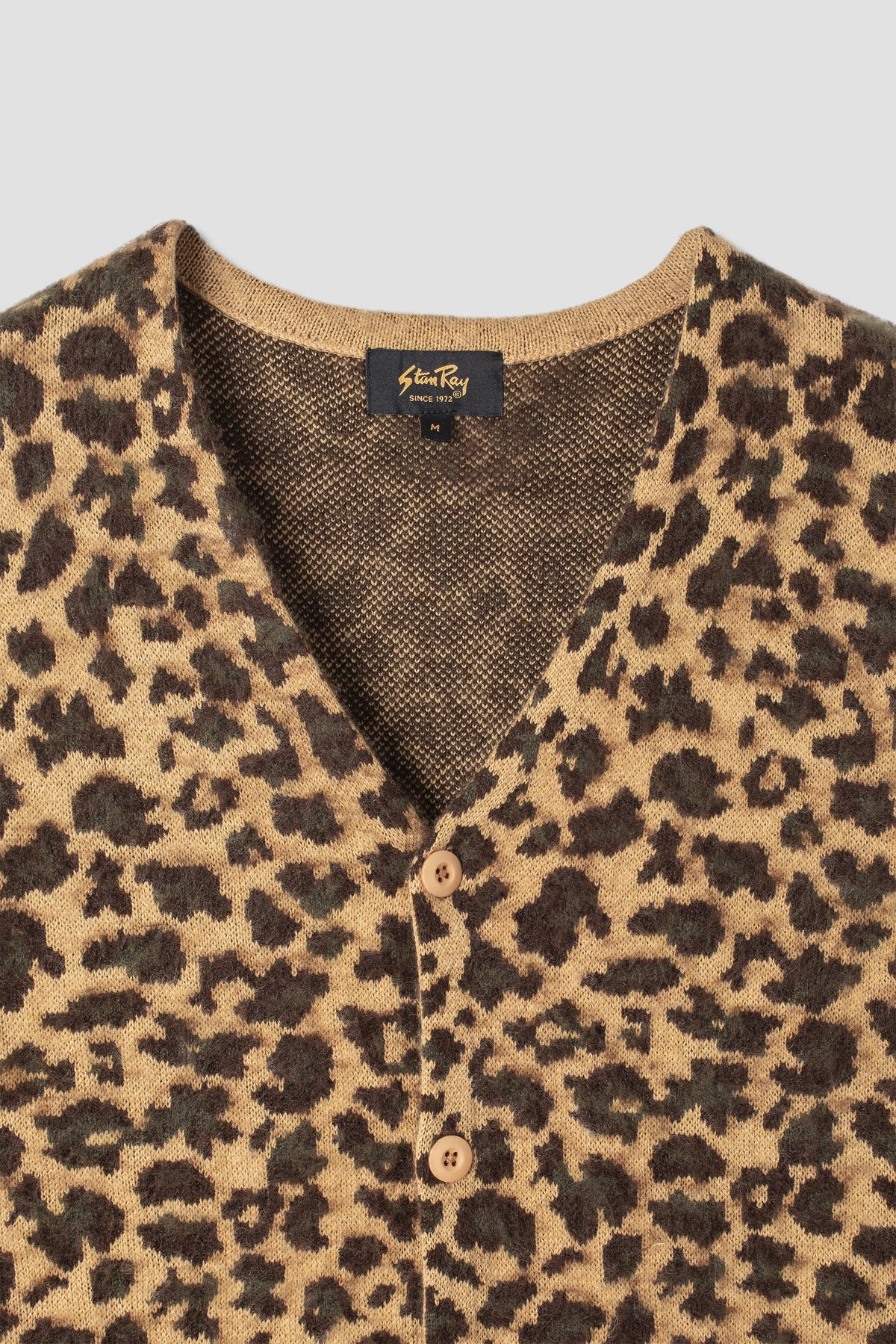 Stan Ray Knitted Cardigan - Leopard Camo