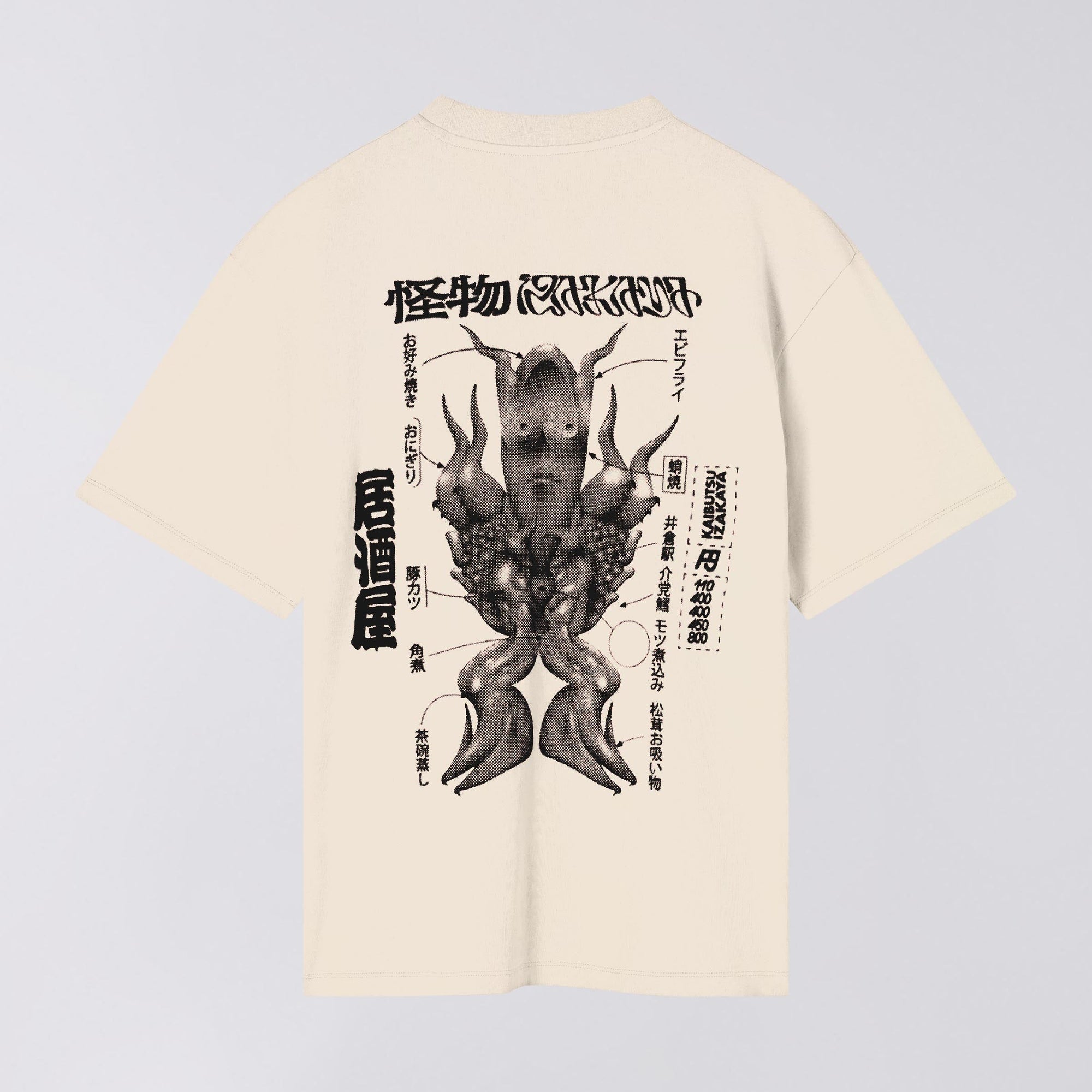 Edwin Kaibutsu Izakaya T-Shirt - Whisper White