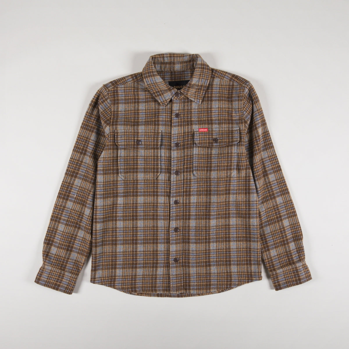 Deus Kalyn Check Shirt - Brown
