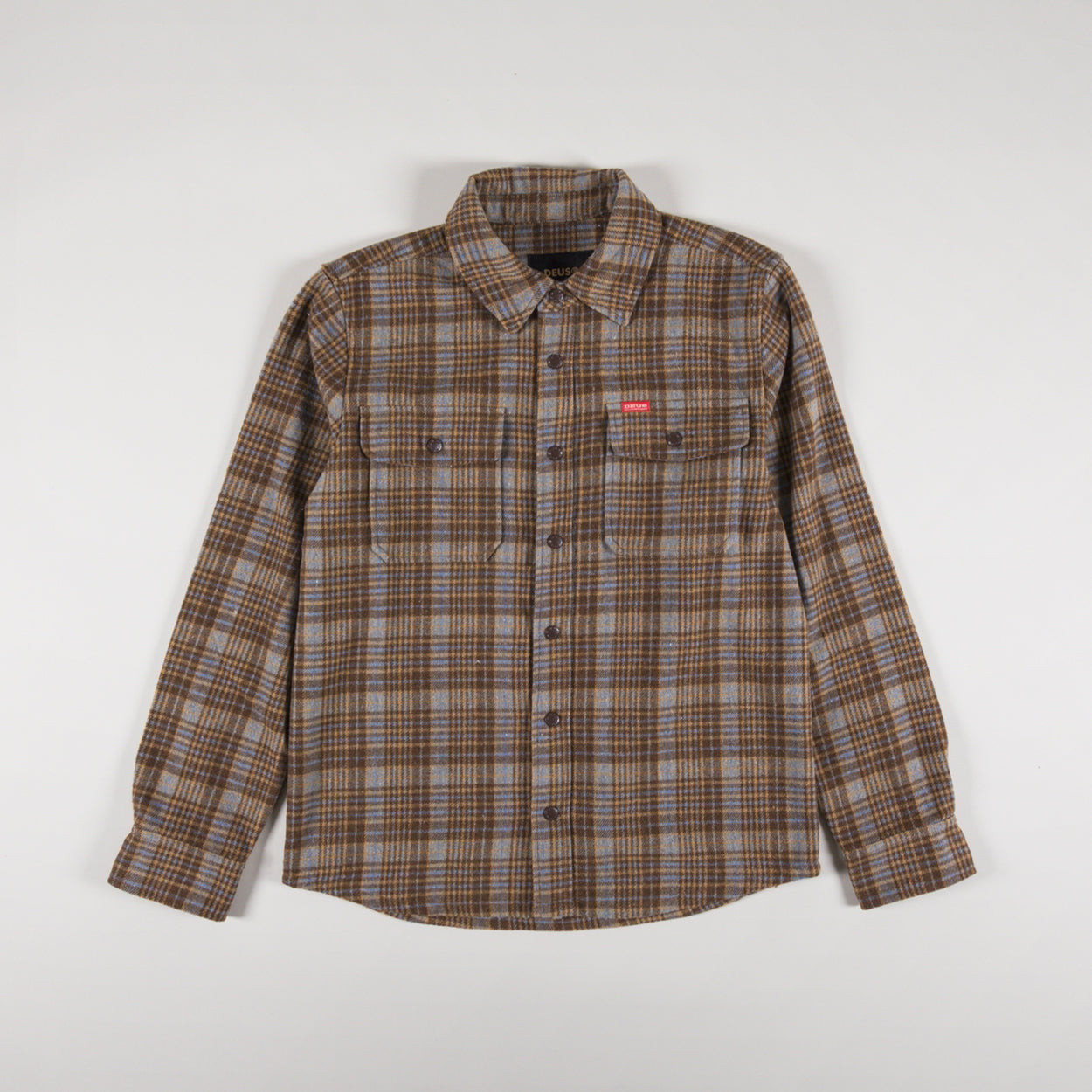 Deus Kalyn Check Shirt - Brown