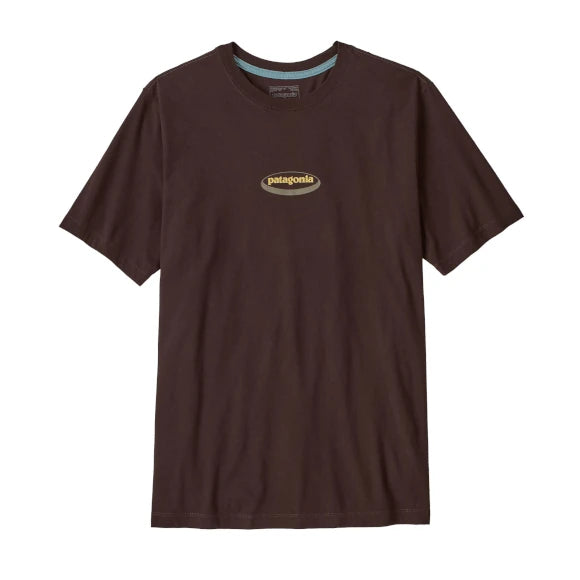 Patagonia 95 Oval Logo T-Shirt - Den Brown
