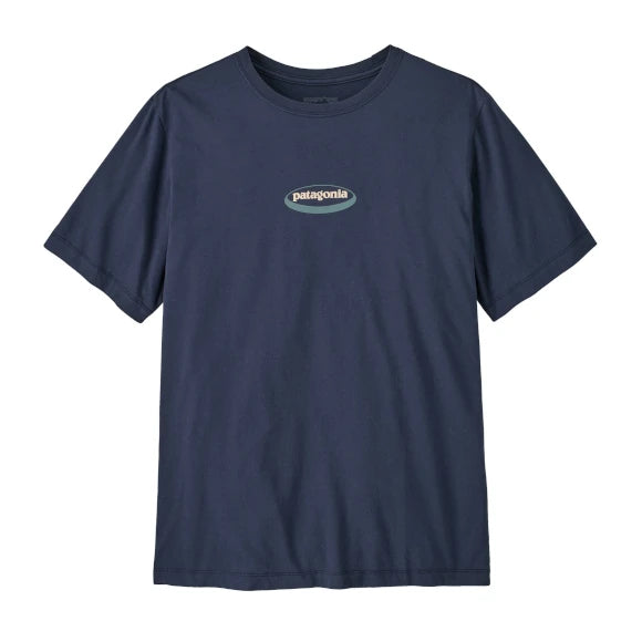 Patagonia 95 Oval Logo T-Shirt - New Navy