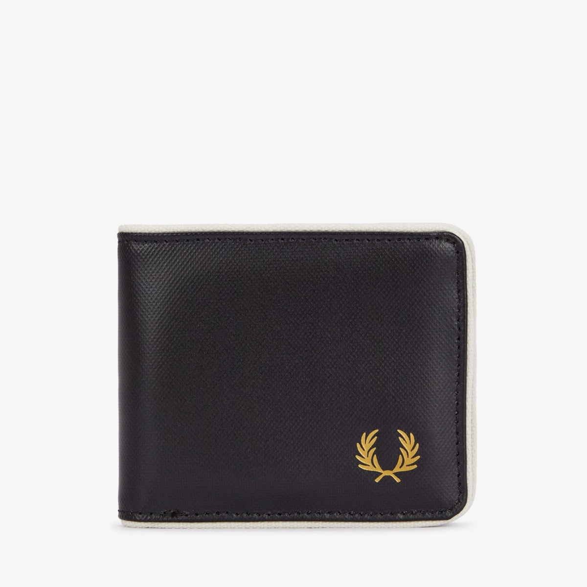 Fred Perry Coated Billfold - Black / Ecru