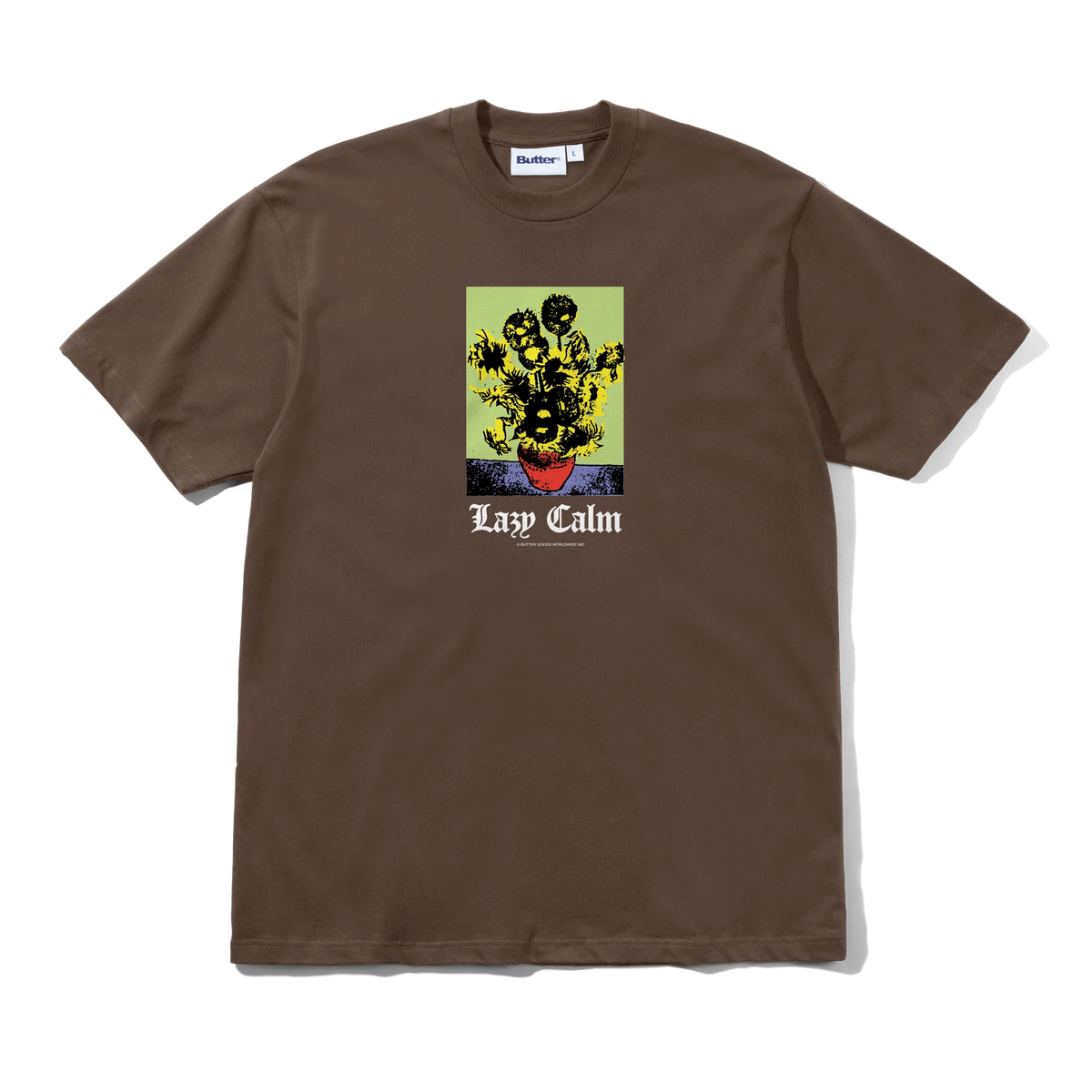 Butter Good Lazy Calm T-Shirt - Brown