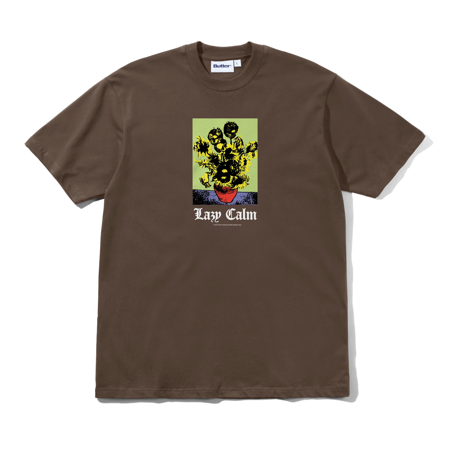 Butter Good Lazy Calm T-Shirt - Brown