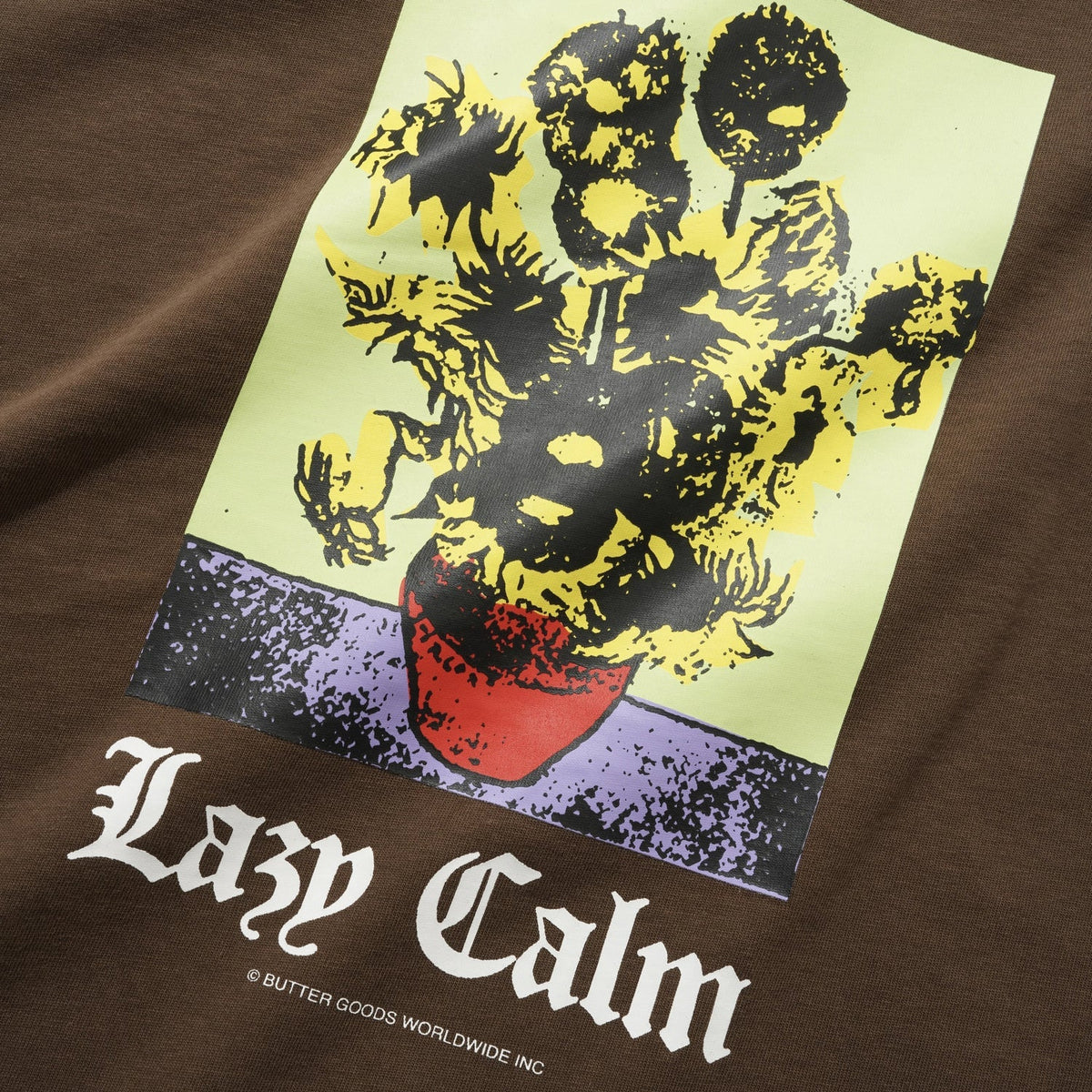 Butter Good Lazy Calm T-Shirt - Brown