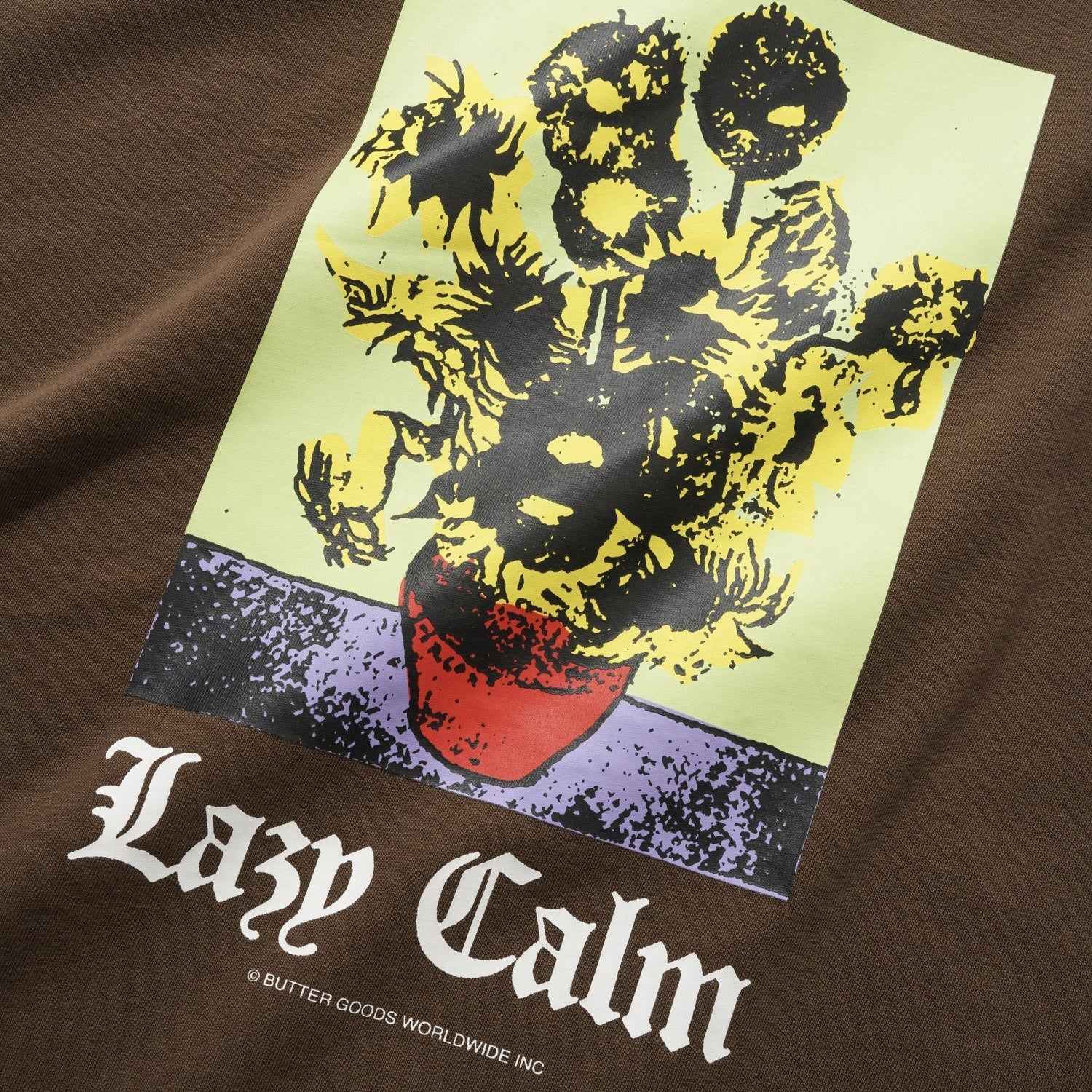 Butter Good Lazy Calm T-Shirt - Brown