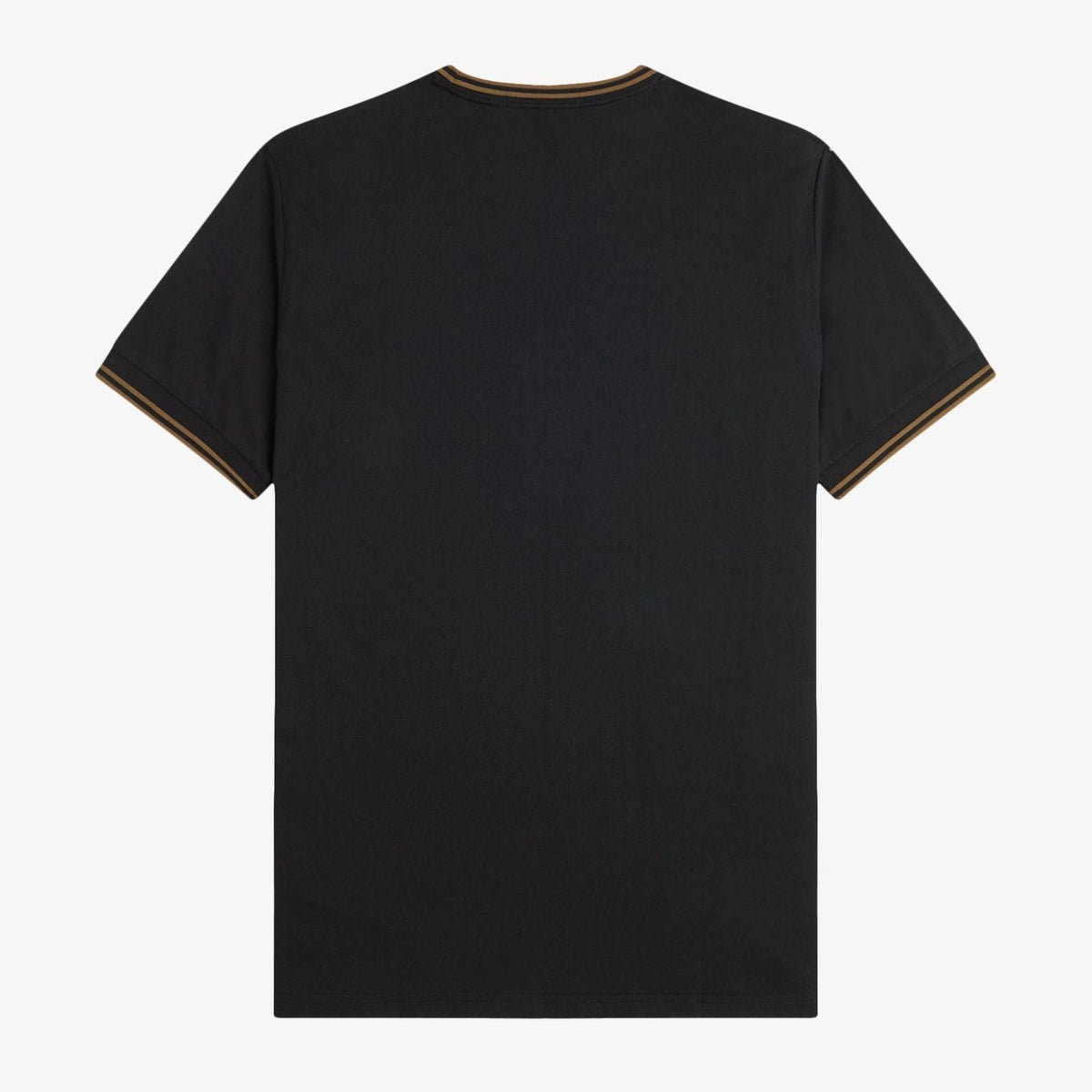 Fred Perry Twin Tipped T-Shirt - Black / Shaded Stone