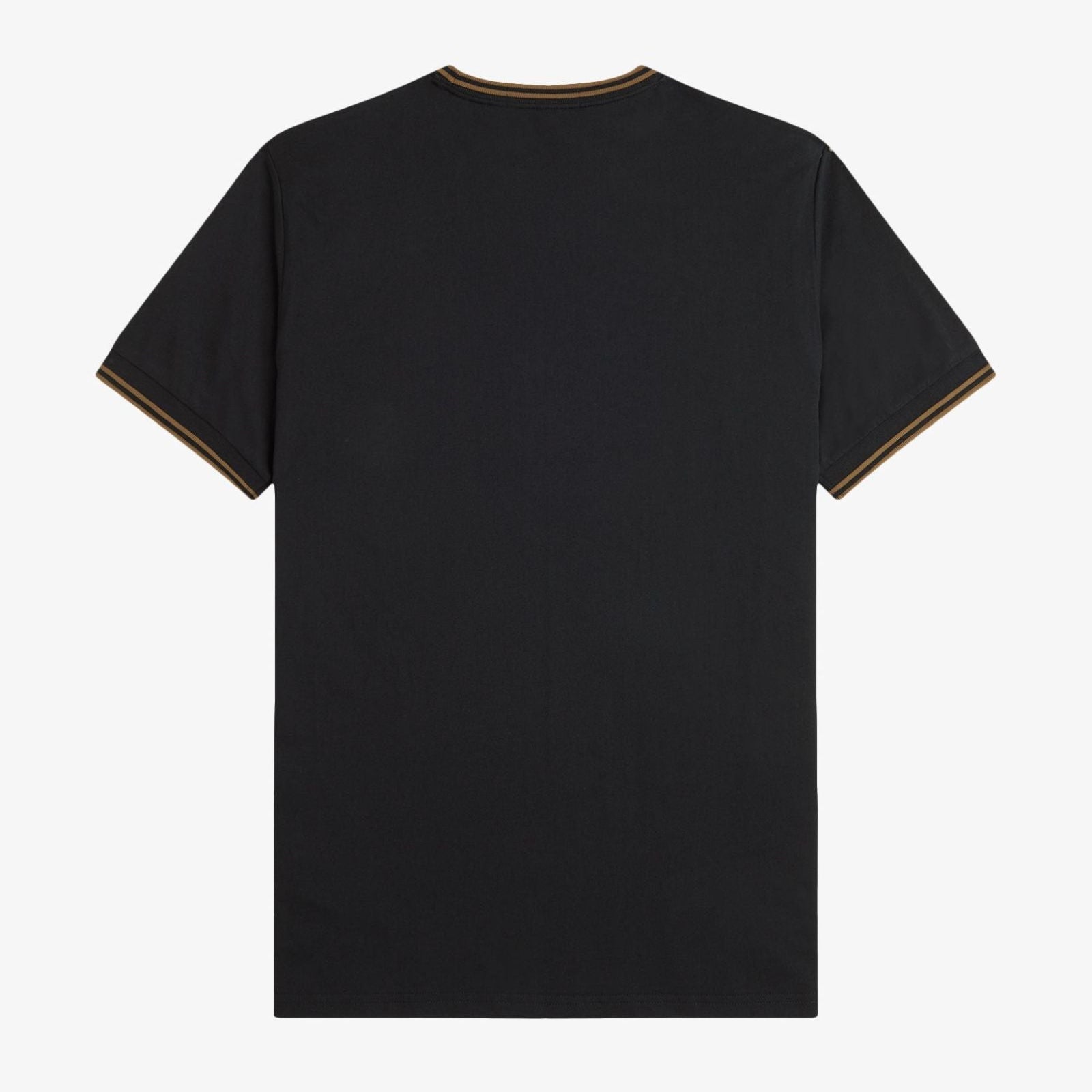 Fred Perry Twin Tipped T-Shirt - Black / Shaded Stone