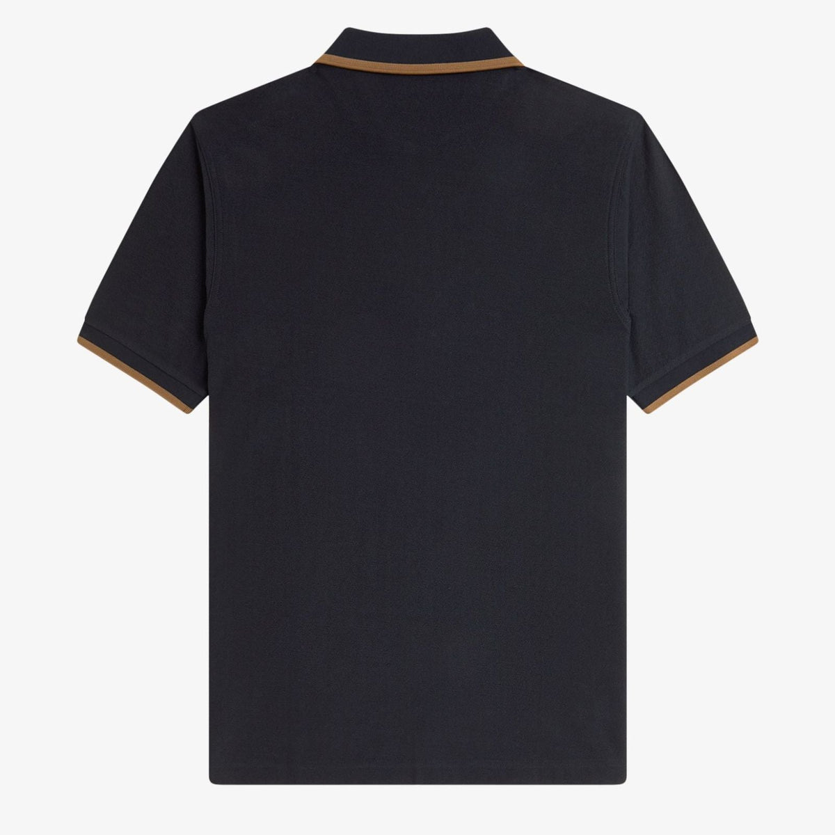 Fred Perry Crepe Pique Polo Shirt - Black