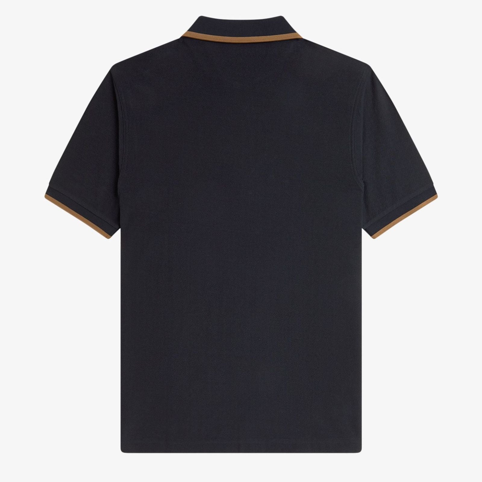 Fred Perry Crepe Pique Polo Shirt - Black