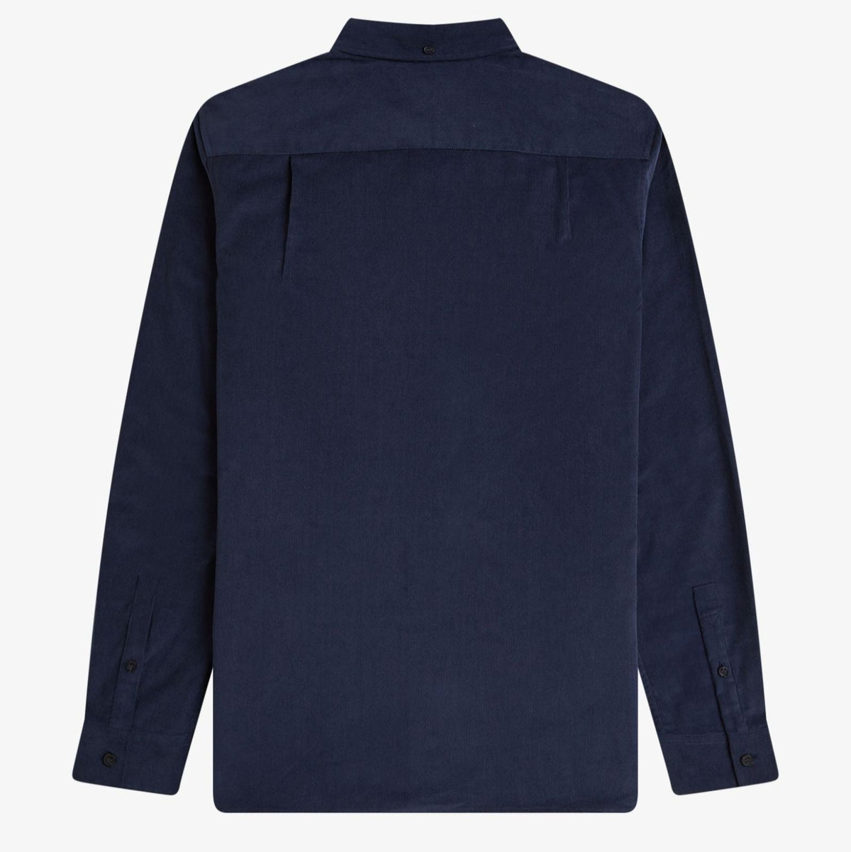 Fred Perry Needle Cord Shirt - Dark Airforce
