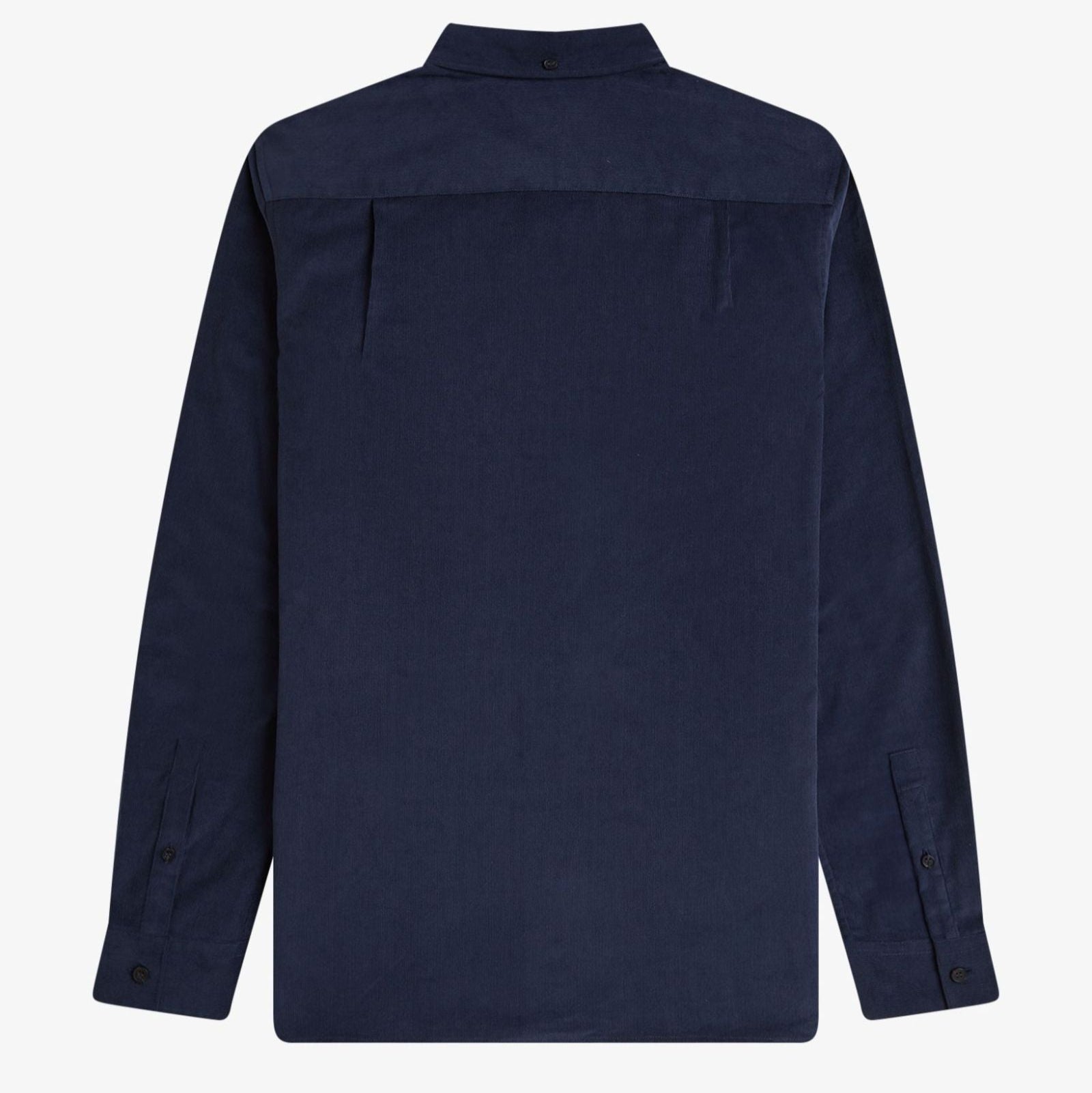 Fred Perry Needle Cord Shirt - Dark Airforce