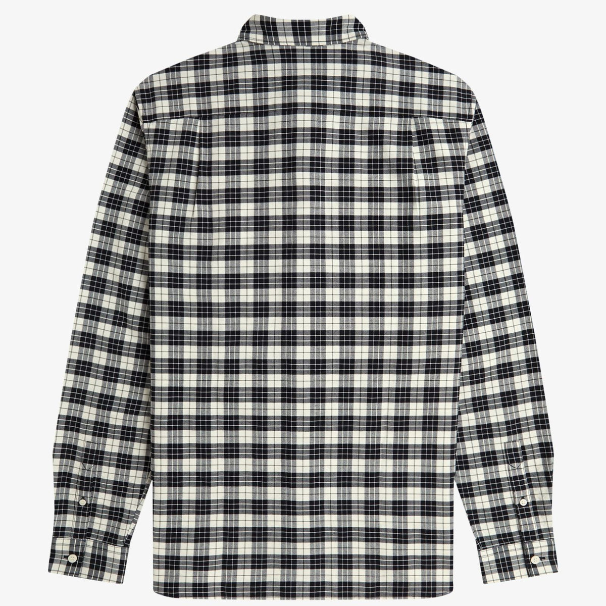 Fred Perry Tartan Oxford Shirt - Ecru