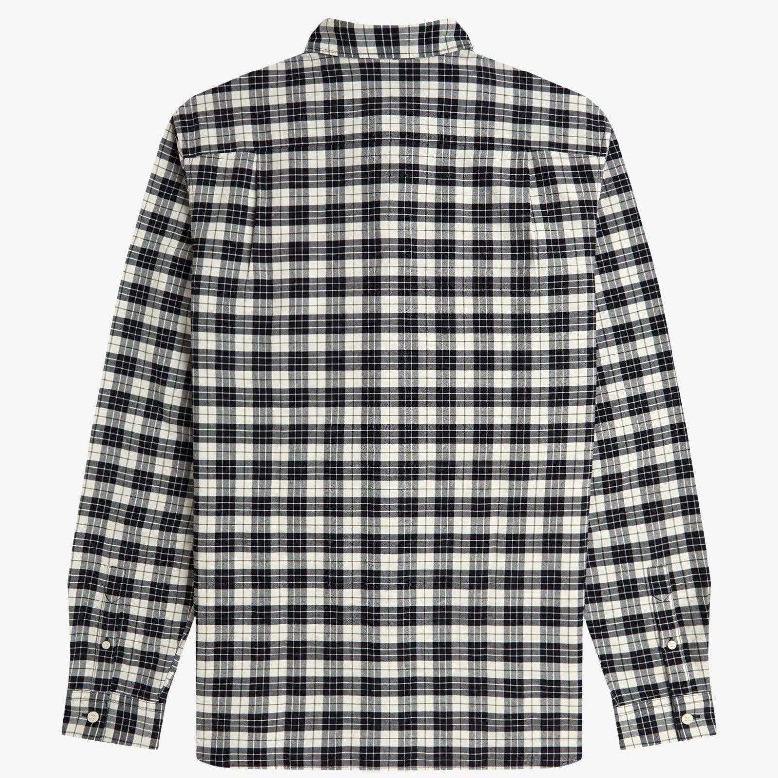 Fred Perry Tartan Oxford Shirt - Ecru