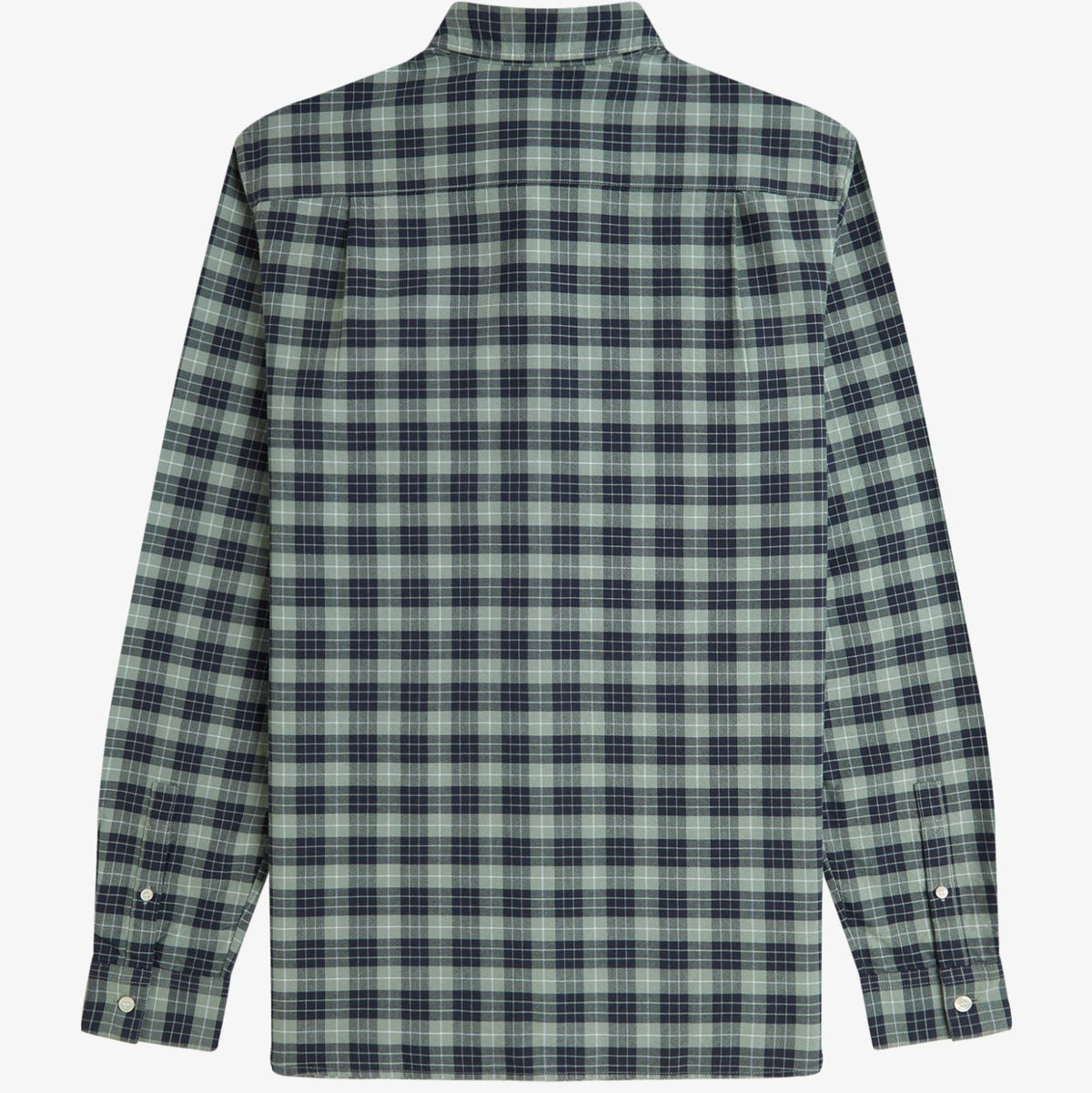 Fred Perry Tartan Oxford Shirt - Bayleaf